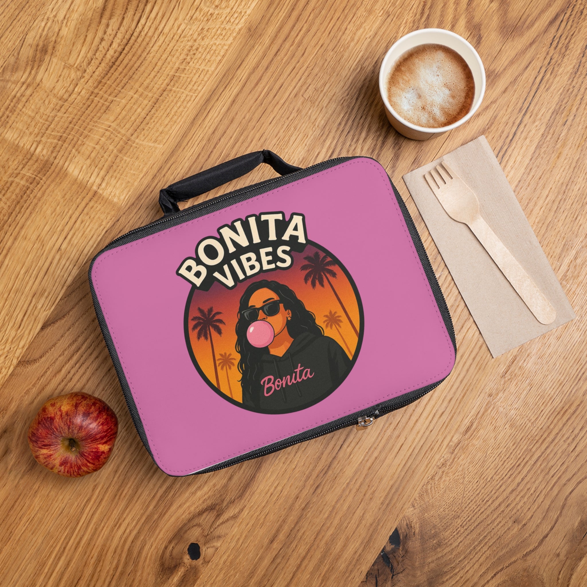 Bonita Vibes: Sunset Sway Light Pink Lunch Bag, Stylish Insulated Lunch Tote for Women, Perfect for Work or School, Ideal Gift for Birthdays, Picnics, and [...]