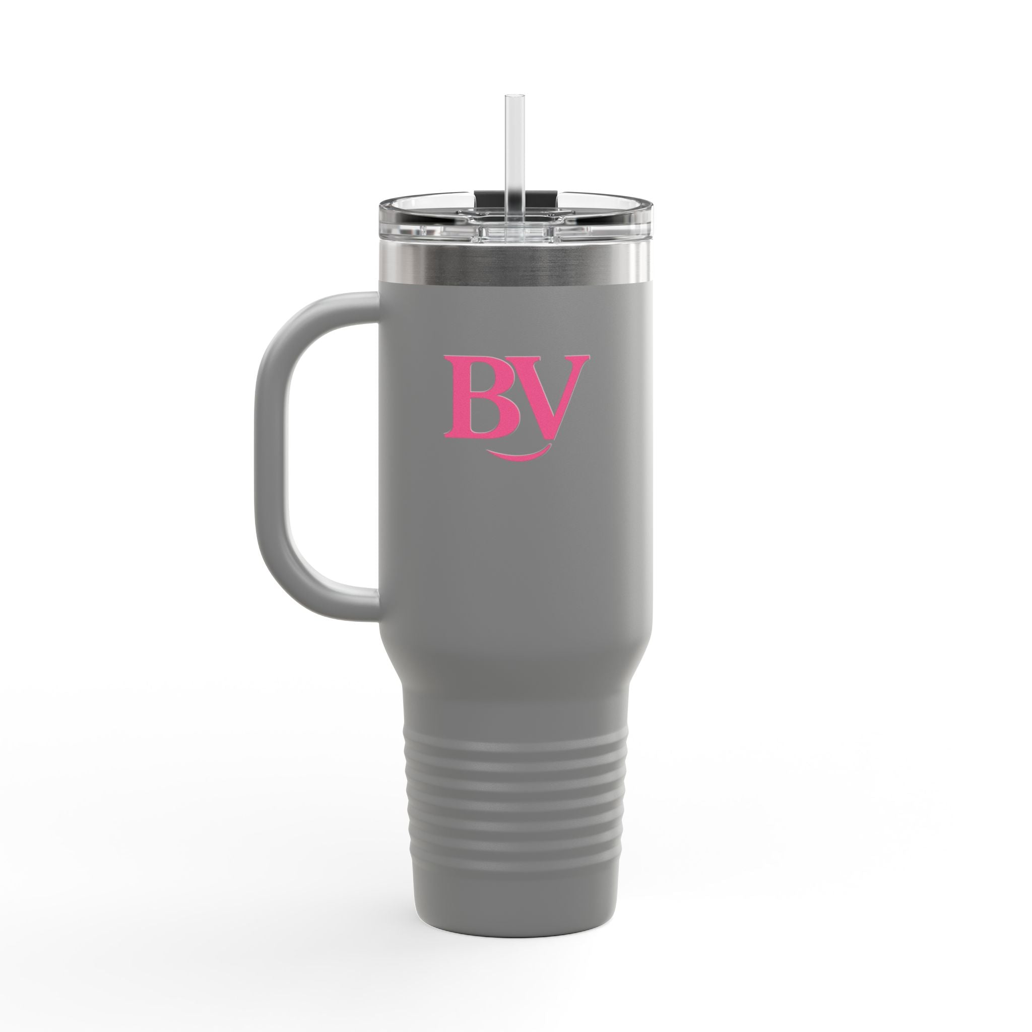 Bonita Vibes: BV Collection Stylish Travel Mug, 40oz - Perfect for Coffee Lovers, Gift for Her, Summer Picnics, On-the-Go Hydration, Personalized Travel Cup