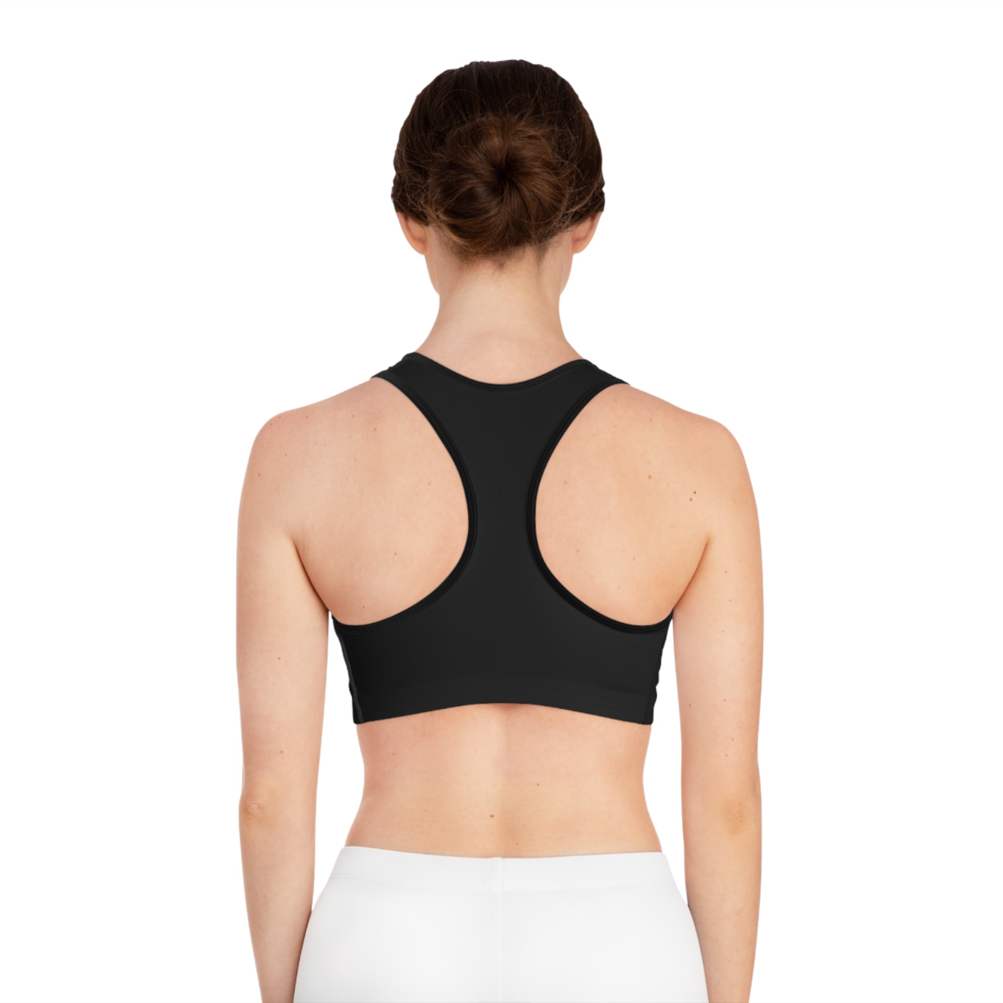 Bonita Vibes: BV Collection Stylish Black Sports Bra for Active Women, Comfortable Workout Wear, Fitness Gift, Travel Ready, Adjustable Athletic Top