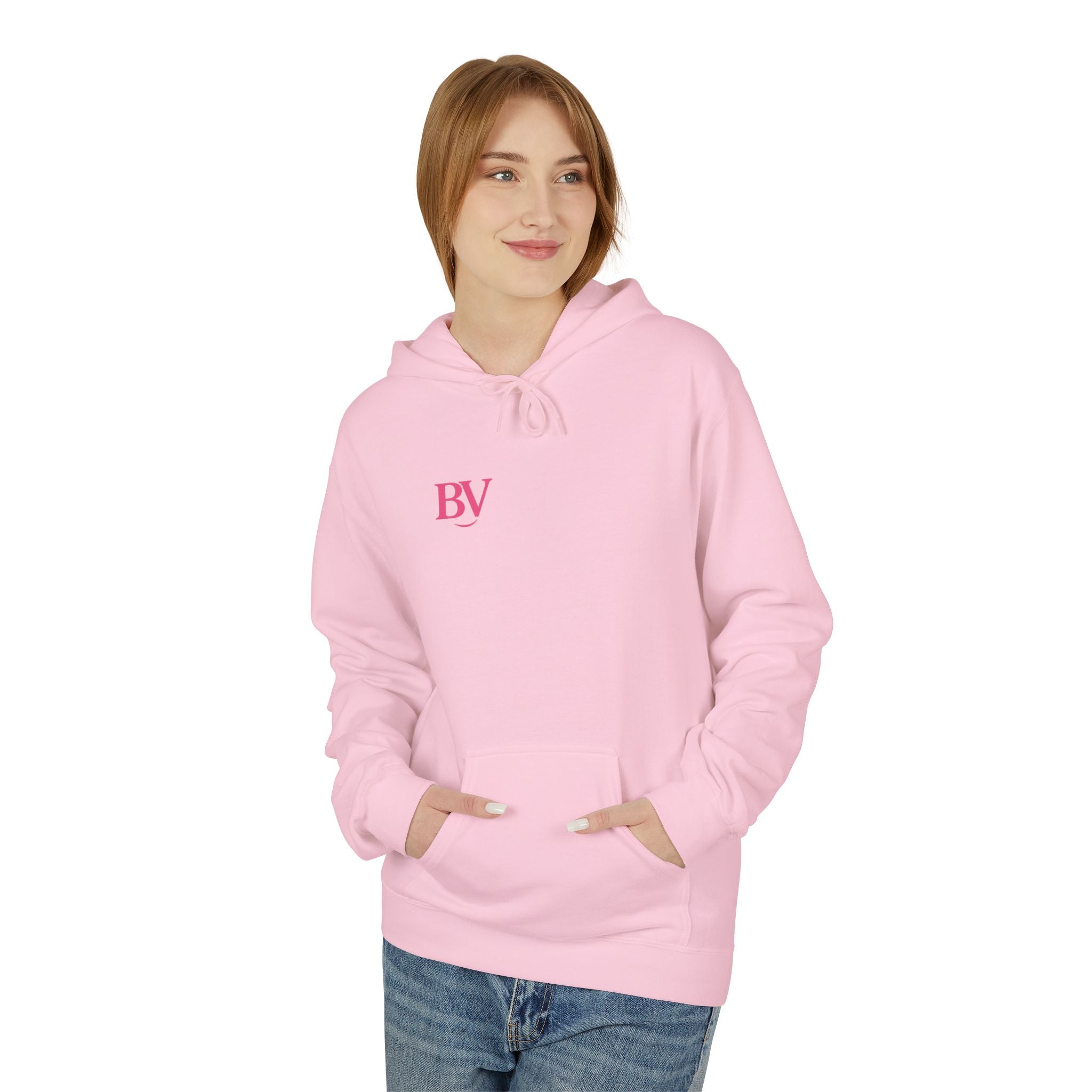 Bonita Vibes: BV Collection Fashion Fleece Hoodie, Casual Wear, Stylish Sweatshirt, Great Gift, Comfortable Layering
