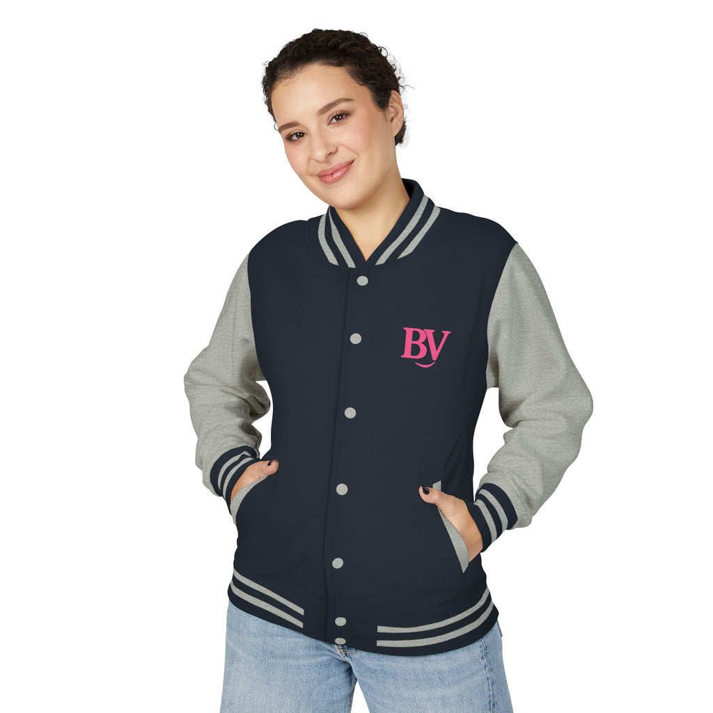 Bonita Vibes: BV Collection Letterman Jacket, Cozy Sports Jacket, College Style Jacket, Casual Wear, Trendy Outfit