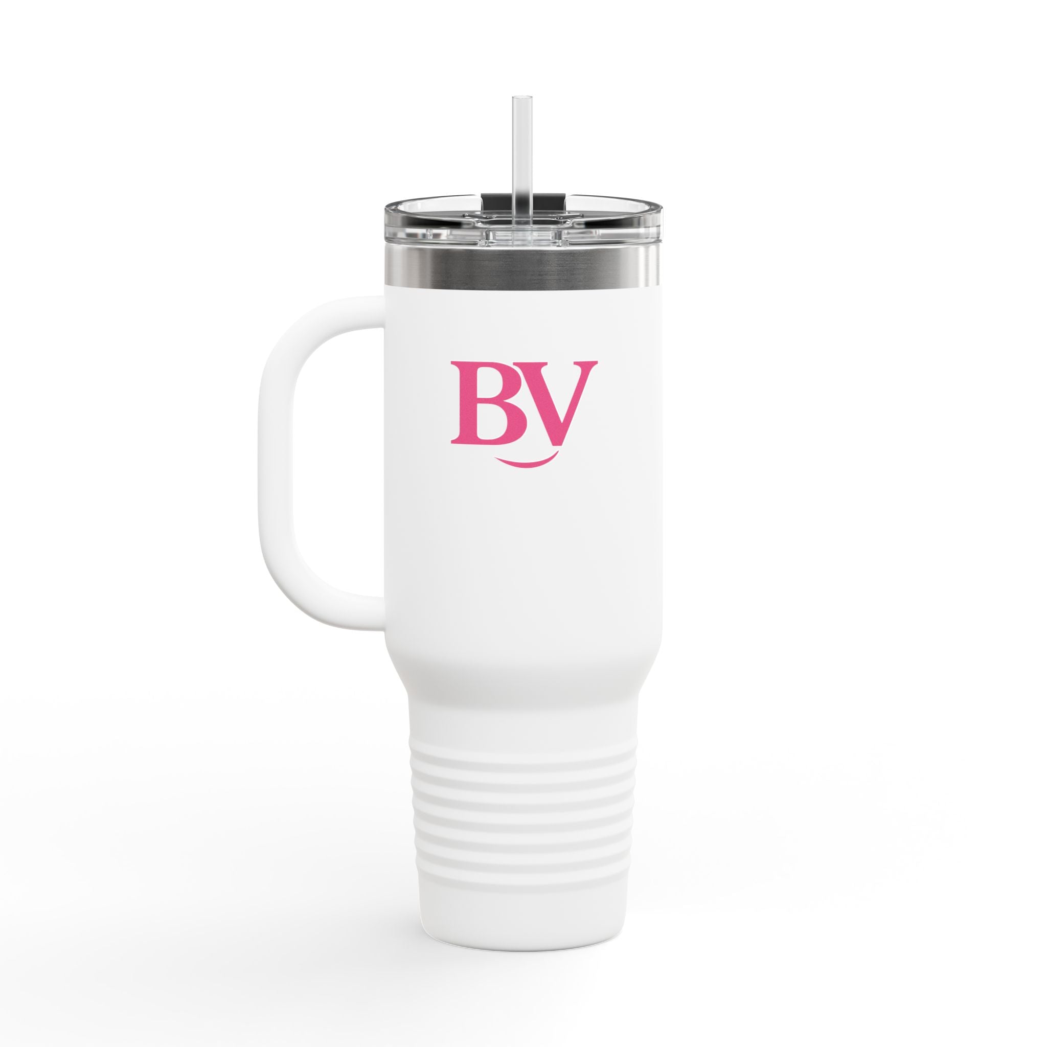 Bonita Vibes: BV Collection Stylish Travel Mug, 40oz - Perfect for Coffee Lovers, Gift for Her, Summer Picnics, On-the-Go Hydration, Personalized Travel Cup