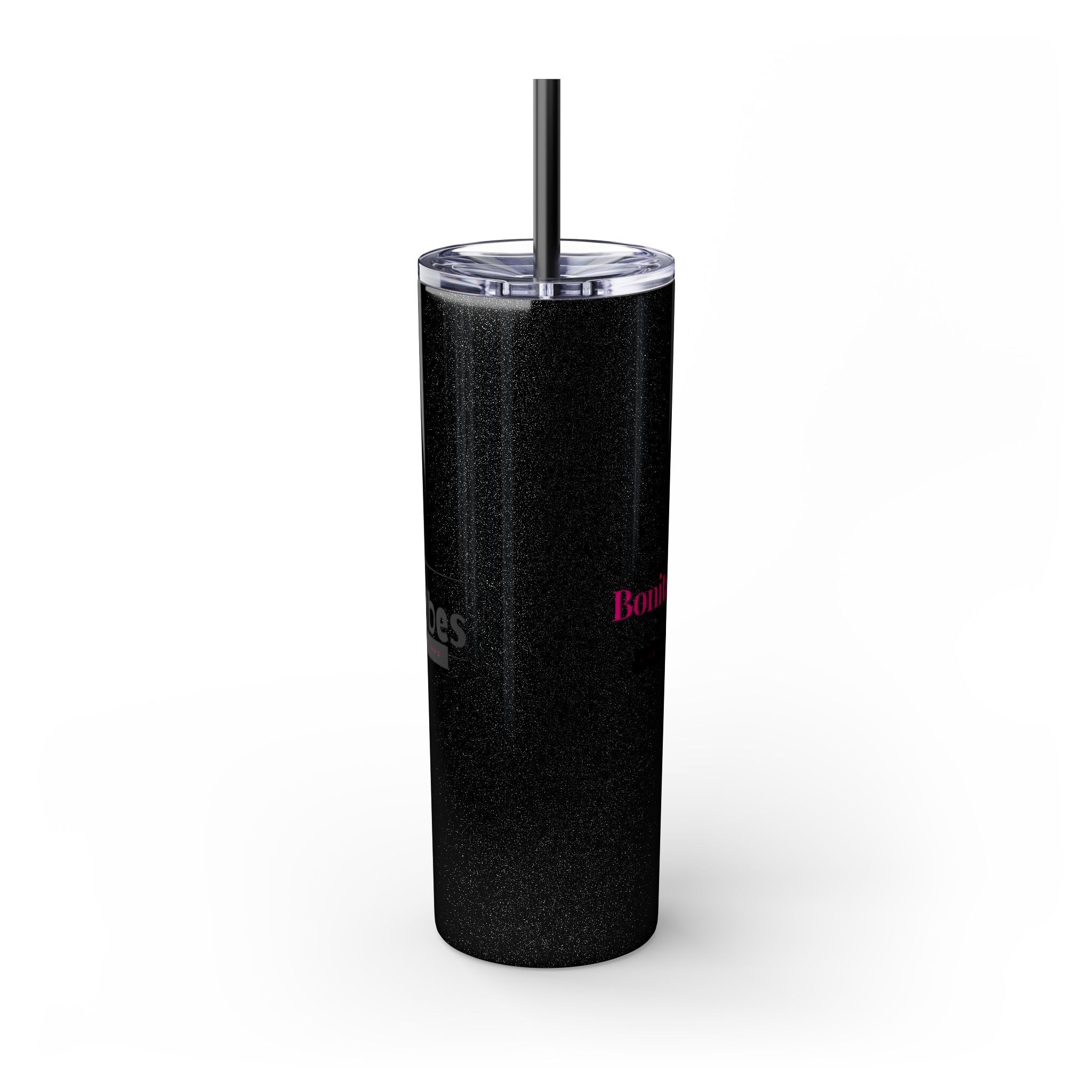 Bonita Vibes: VIBES UNLEASHED Stylish Skinny Tumbler, Perfect for Daily Hydration, Gifts, Home Office, Travel Mug, Summer Fun, Eco-Friendly Drinkware
