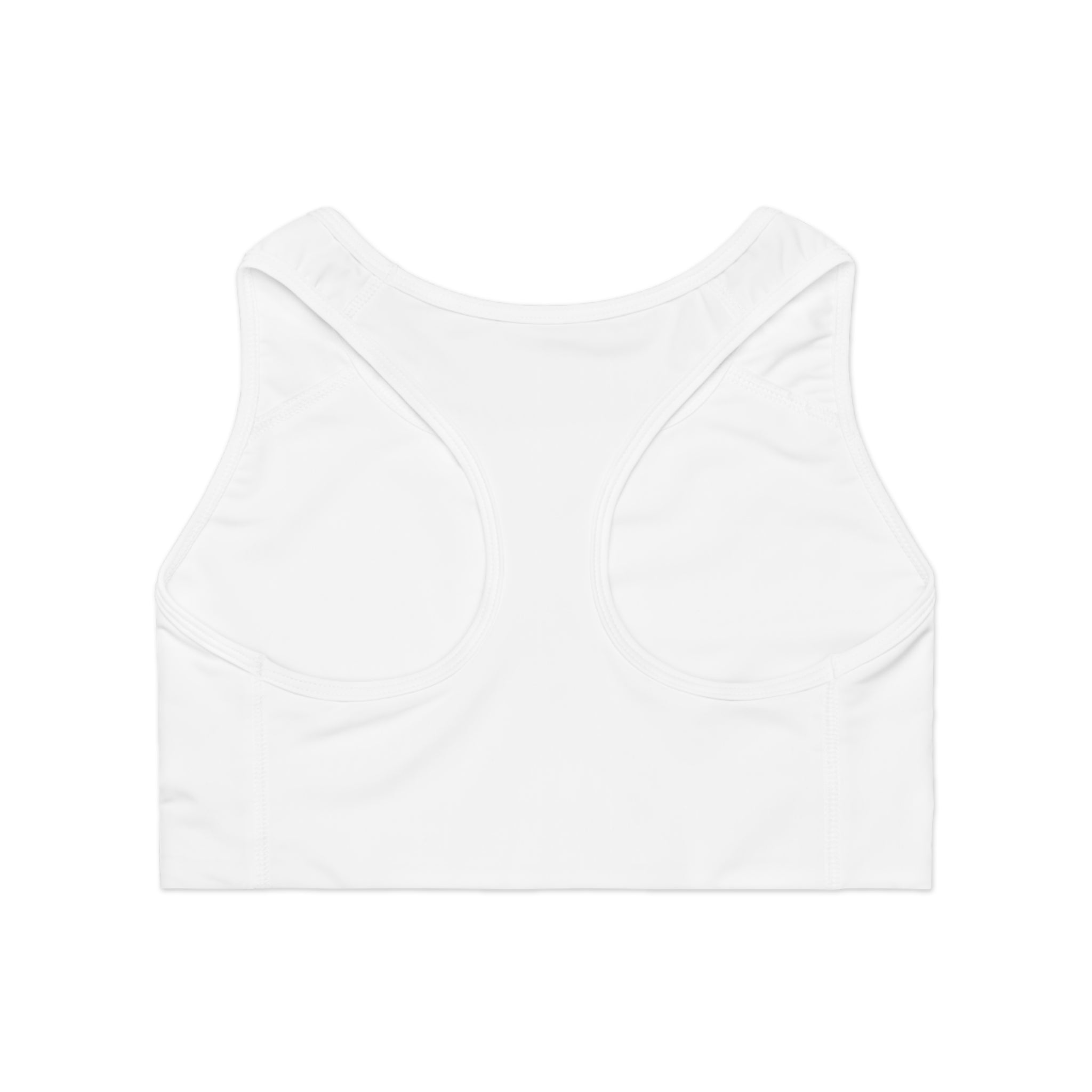 Bonita Vibes: BV Collection Stylish White Sports Bra for Active Women, Comfortable Workout Wear, Fitness Gift, Travel Ready, Adjustable Athletic Top