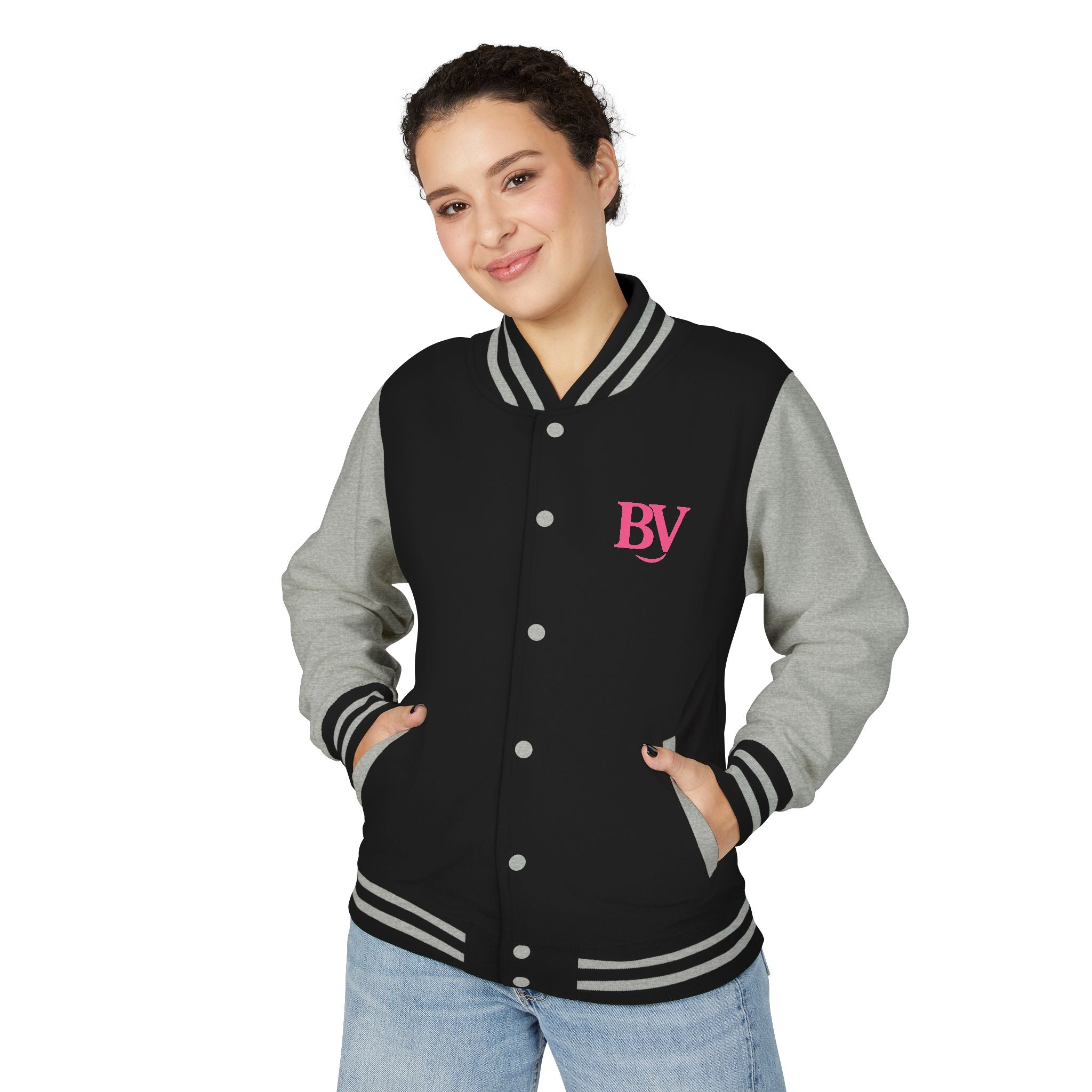 Bonita Vibes: BV Collection Letterman Jacket, Cozy Sports Jacket, College Style Jacket, Casual Wear, Trendy Outfit