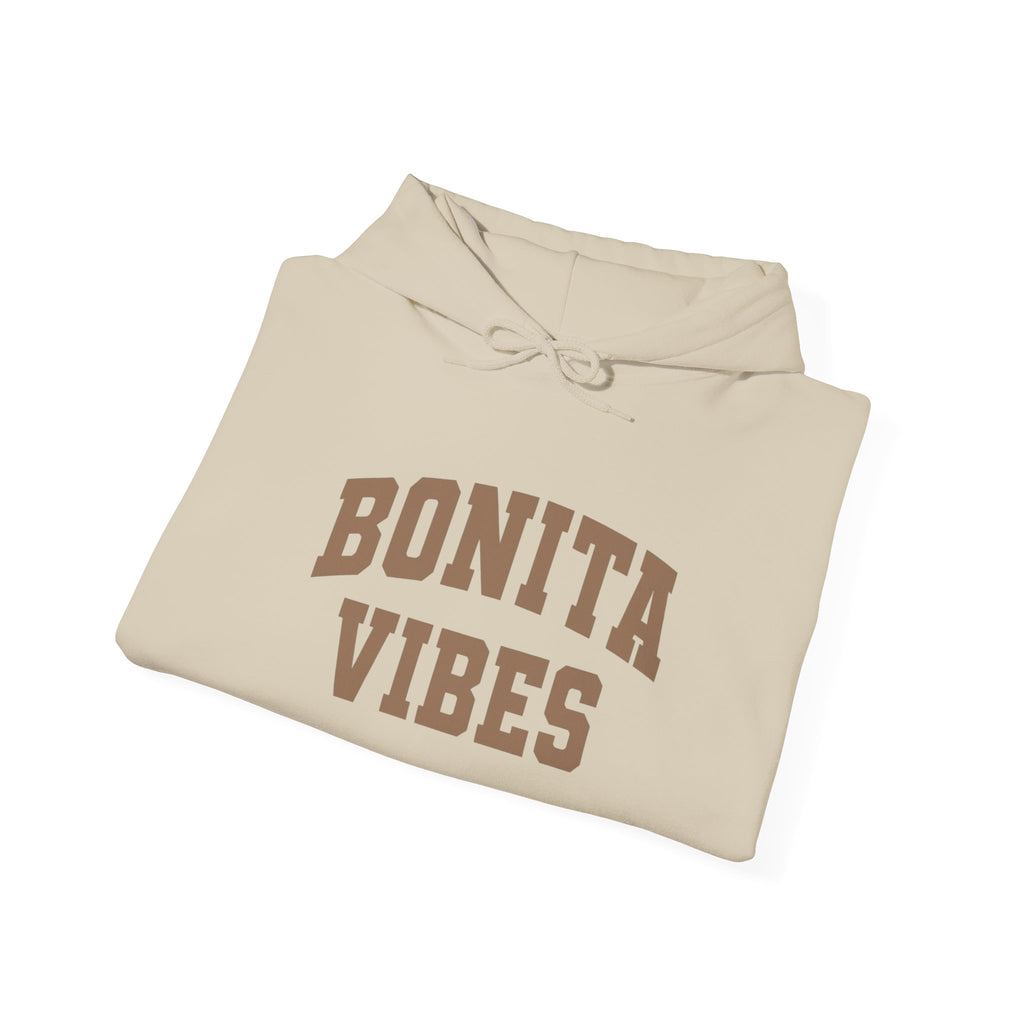 Hoodie — Bonita Vibes Minimal Graphic Pullover