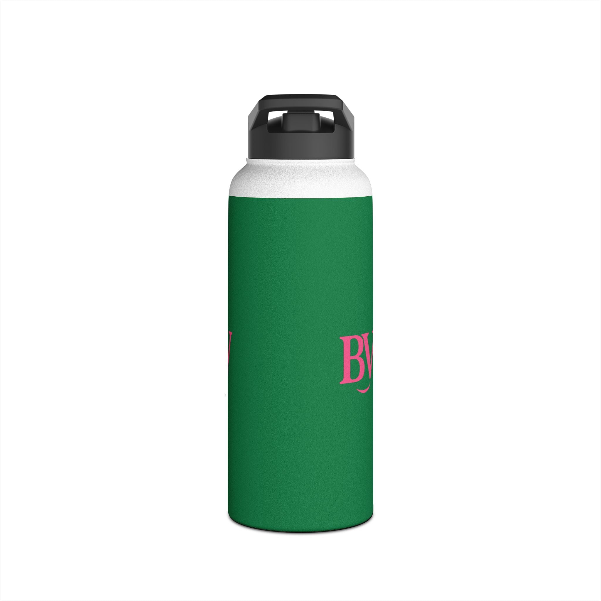 Bonita Vibes: BV Collection Stainless Steel Dark Green Water Bottle, Drinkware for Everyday Adventures, Fitness, Gifts, Eco-Friendly Product