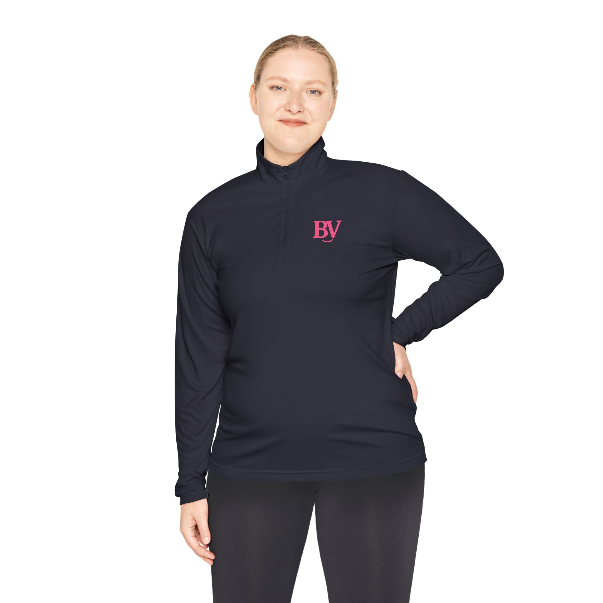 Bonita Vibes: BV Collection Cozy and Stylish Quarter-Zip Pullover | Ideal for Casual Outings, Gifts, Sports Events, and Everyday Wear