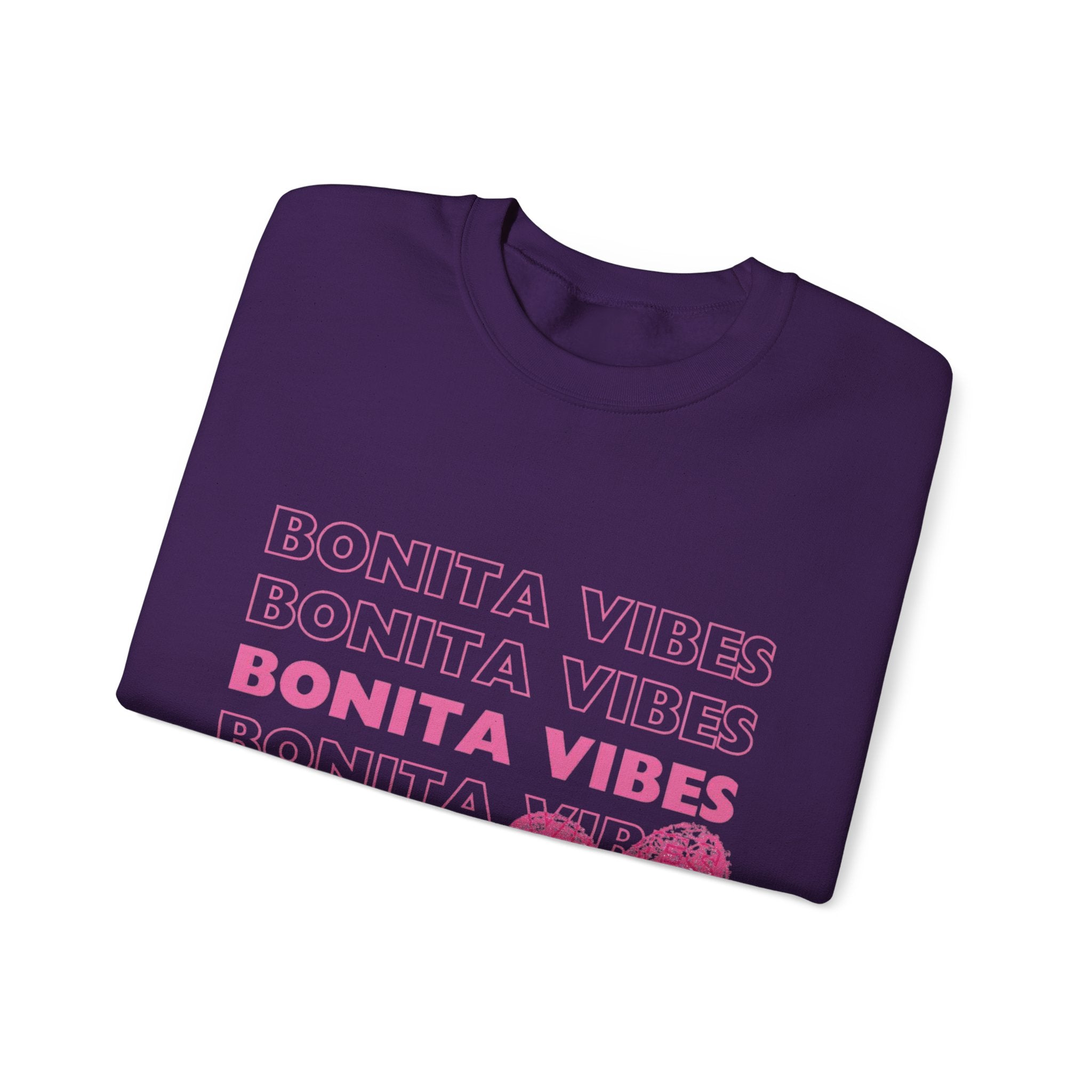 Bonita Vibes: SweetHearted Vibes Lightweight Crewneck Sweatshirt