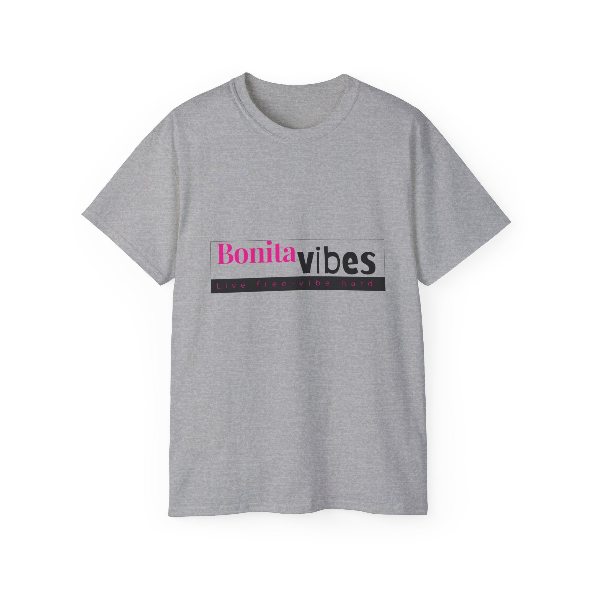 Bonita Vibes: VIBES UNLEASHED Ultra Cotton Tee, Casual T-Shirt, Gift for Her, Trendy Apparel, Summer Fashion, Fun Graphic Tee