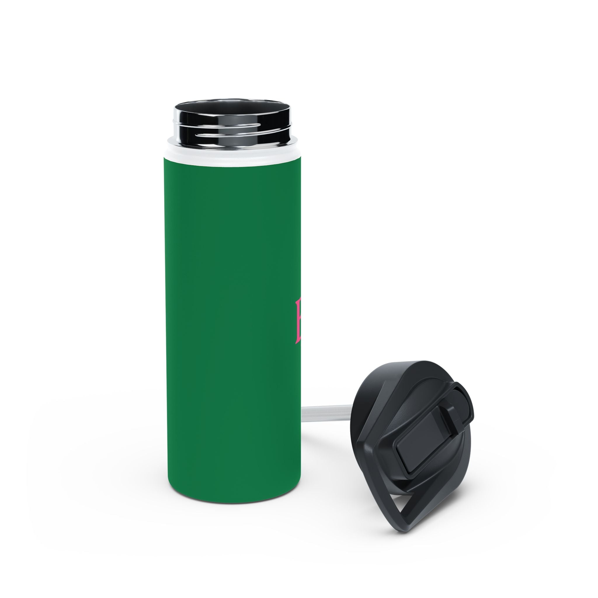 Bonita Vibes: BV Collection Stainless Steel Dark Green Water Bottle, Drinkware for Everyday Adventures, Fitness, Gifts, Eco-Friendly Product