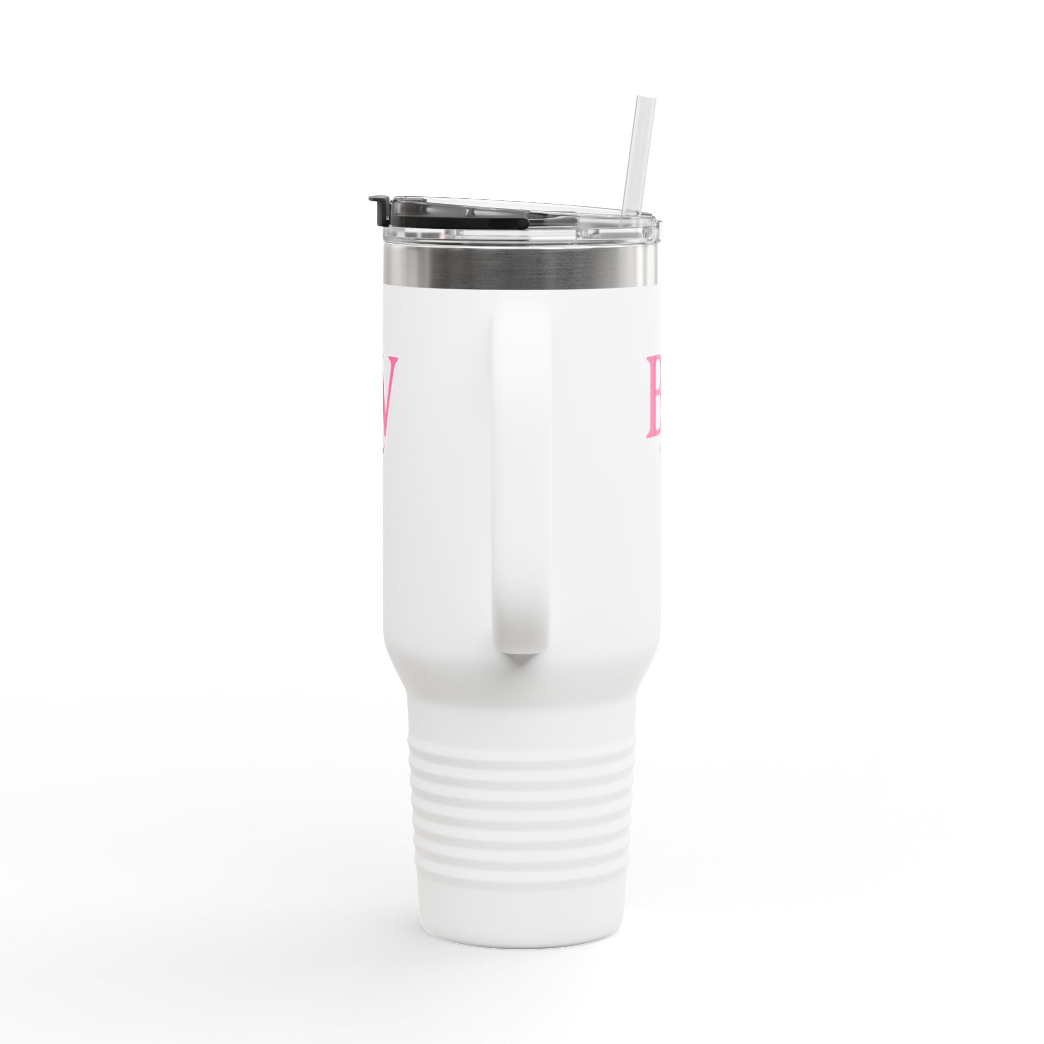 Bonita Vibes: BV Collection Stylish Travel Mug, 40oz - Perfect for Coffee Lovers, Gift for Her, Summer Picnics, On-the-Go Hydration, Personalized Travel Cup
