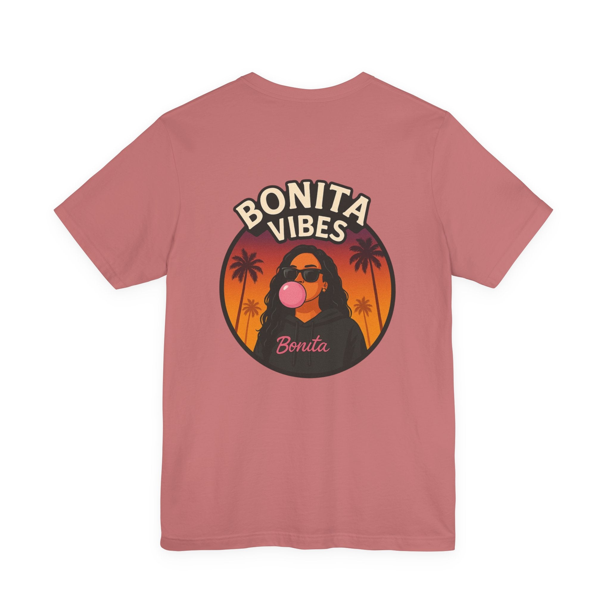 Bonita Vibes: Sunset Sway T-Shirt, Casual Wear, Gift for Beach Lovers, Trendy Graphic Tee, Fun Party Outfit