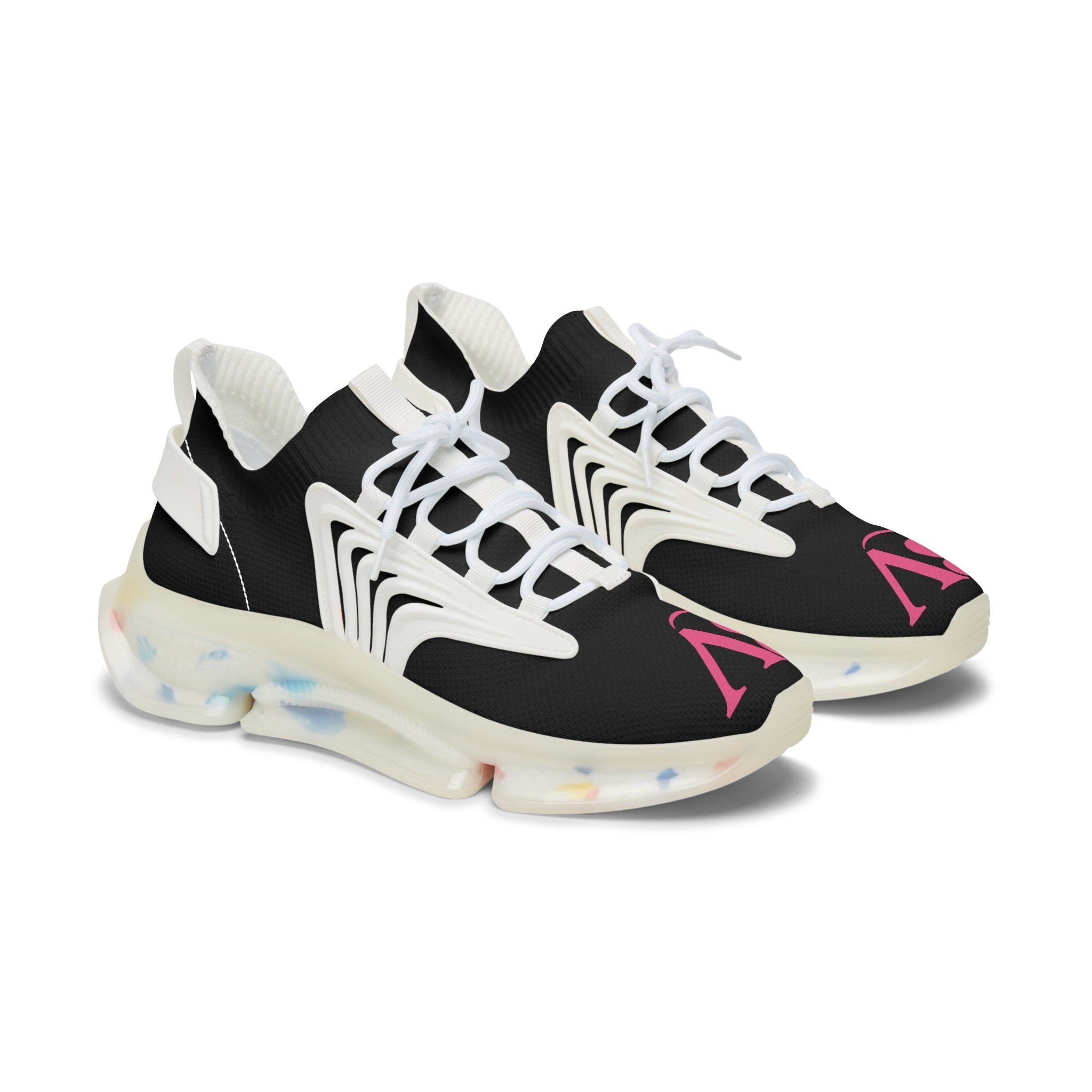 Bonita Vibes: BV Collection Trendy Women's Black Mesh Sneakers - Stylish Athletic Footwear for Everyday, Casual Outings, and Weekend Wear, Lightweight Comfort, BV Design