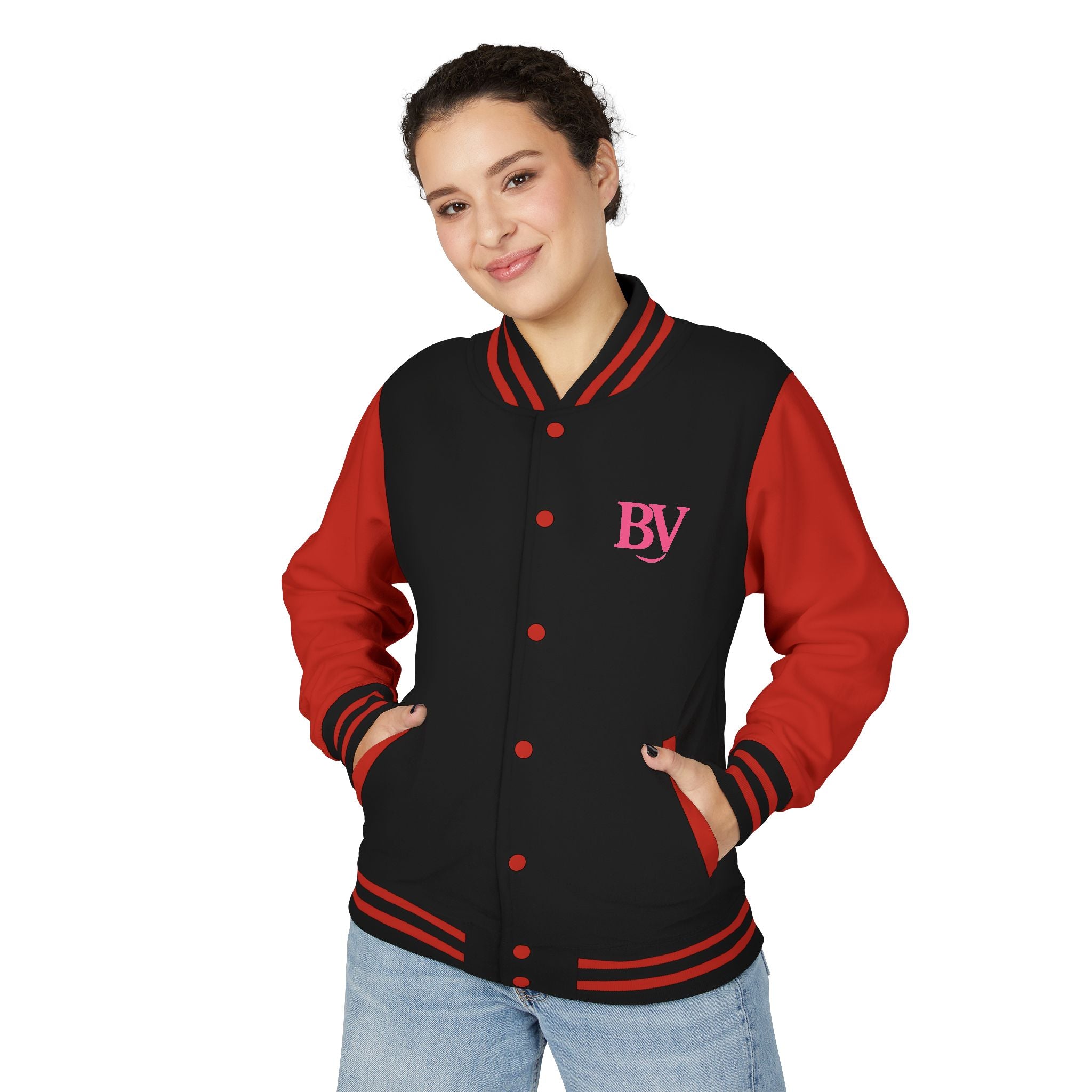 Bonita Vibes: BV Collection Letterman Jacket, Cozy Sports Jacket, College Style Jacket, Casual Wear, Trendy Outfit