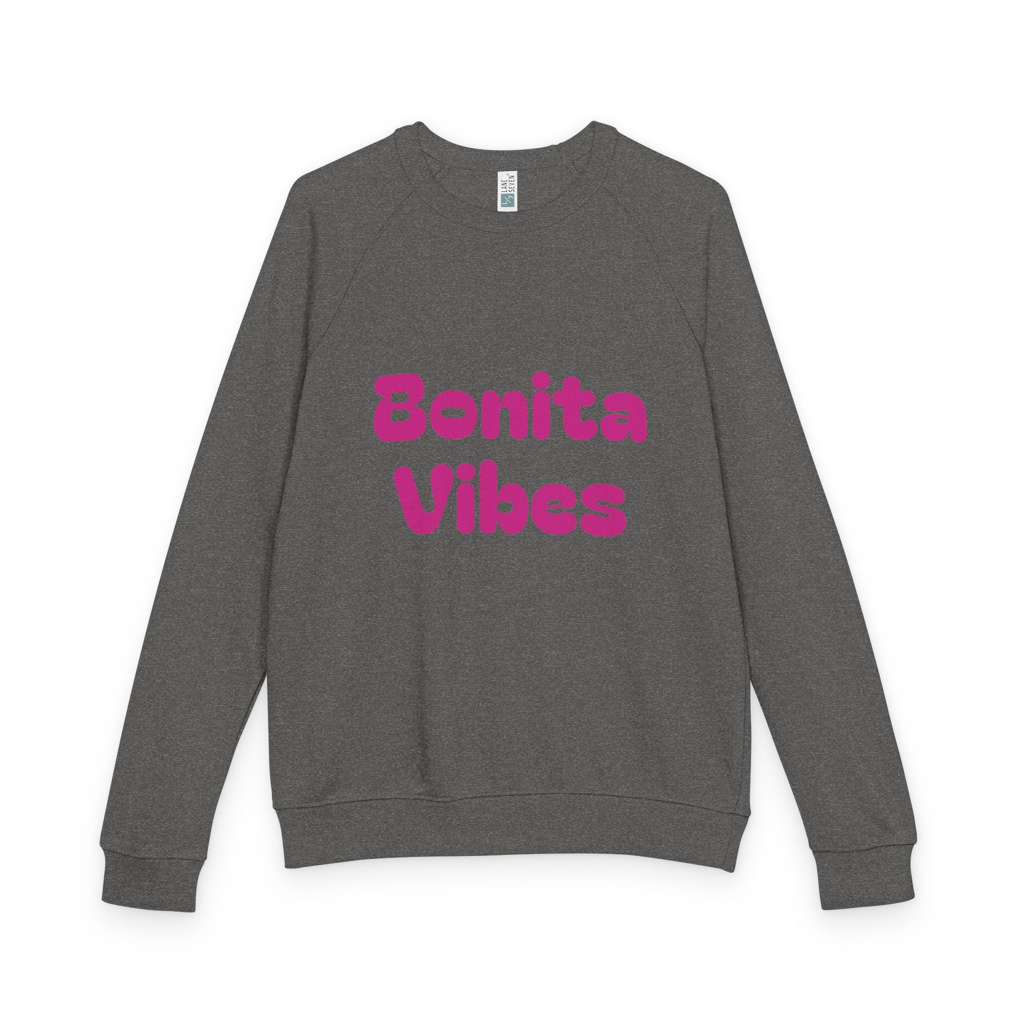 Bonita Vibes: Sunset Sway Crewneck Sweatshirt - Cozy Casual Wear, Gift for Her, Trendy Fashion, Summer Vibes, Graphic Sweater