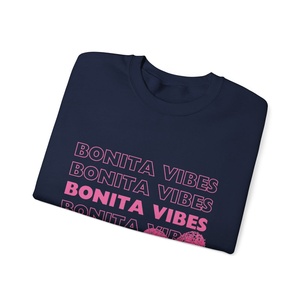 Bonita Vibes: SweetHearted Vibes Lightweight Crewneck Sweatshirt