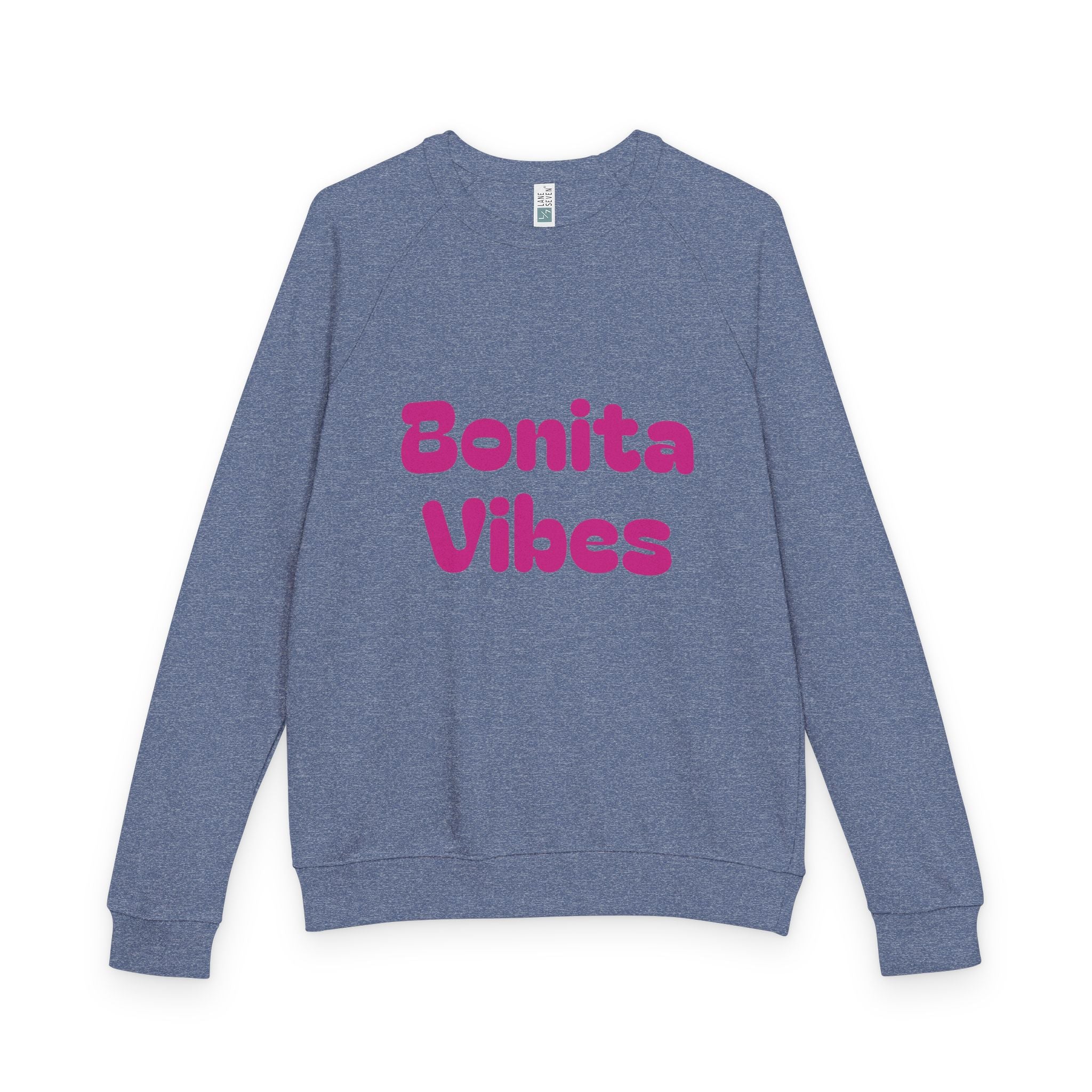 Bonita Vibes: Sunset Sway Crewneck Sweatshirt - Cozy Casual Wear, Gift for Her, Trendy Fashion, Summer Vibes, Graphic Sweater