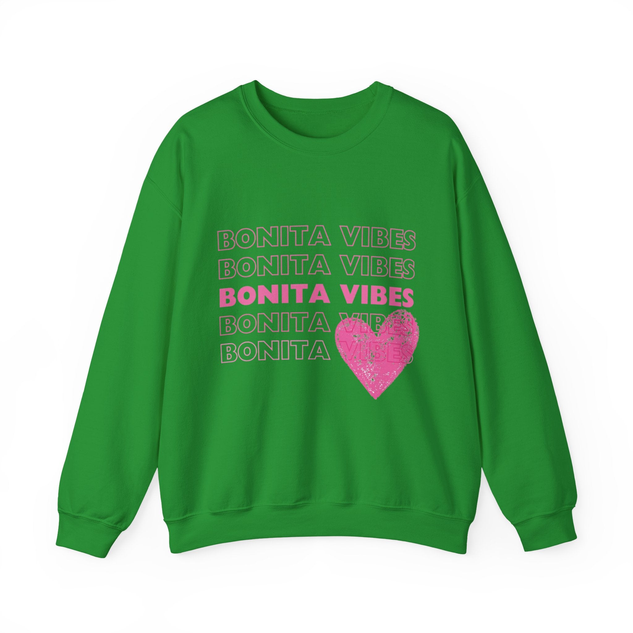 Bonita Vibes: SweetHearted Vibes Lightweight Crewneck Sweatshirt