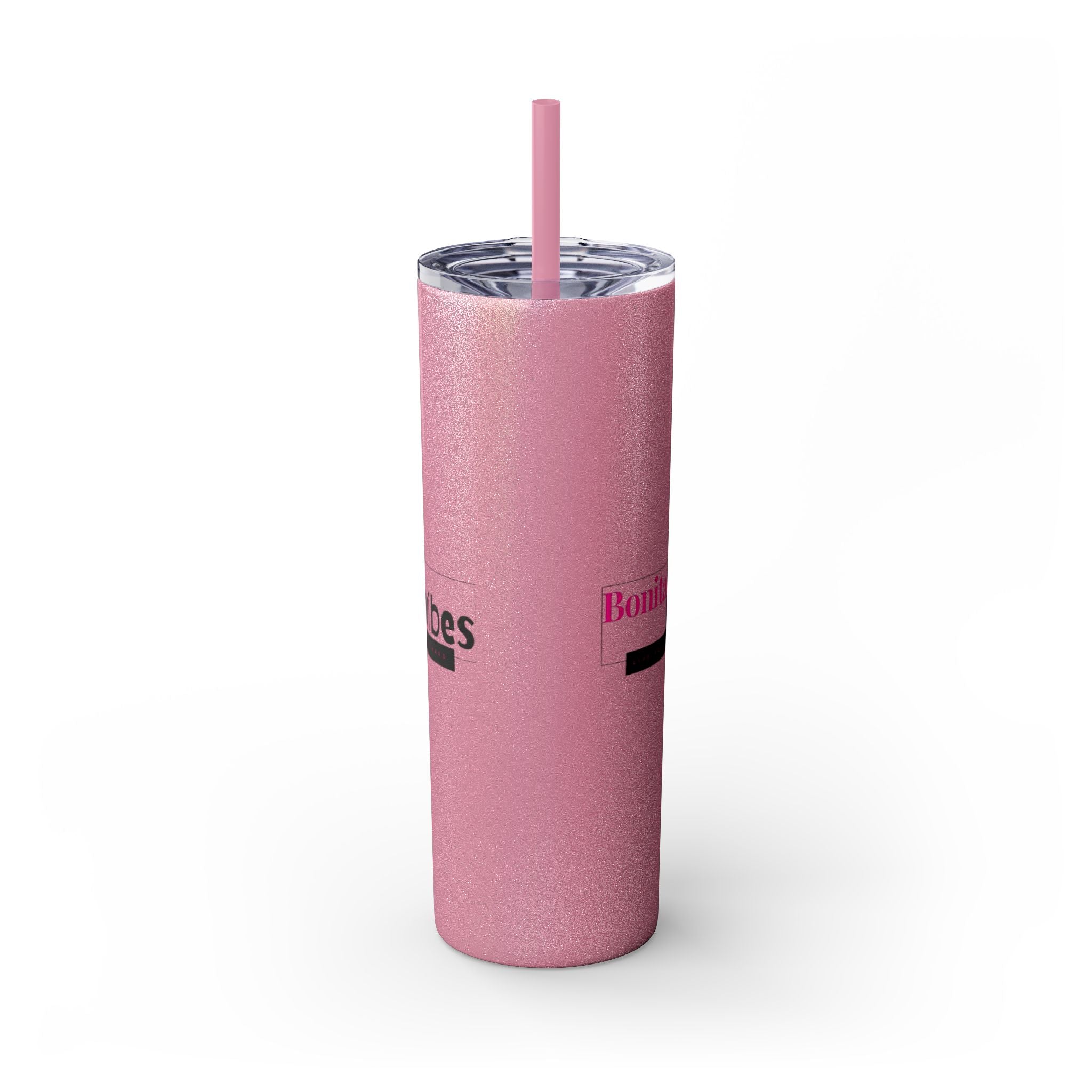 Bonita Vibes: VIBES UNLEASHED Stylish Skinny Tumbler, Perfect for Daily Hydration, Gifts, Home Office, Travel Mug, Summer Fun, Eco-Friendly Drinkware