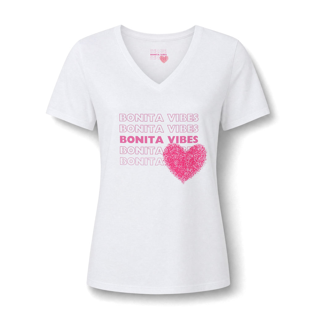 SweetHearted Vibes V-Neck Tee