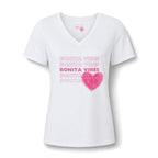 SweetHearted Vibes V-Neck Tee
