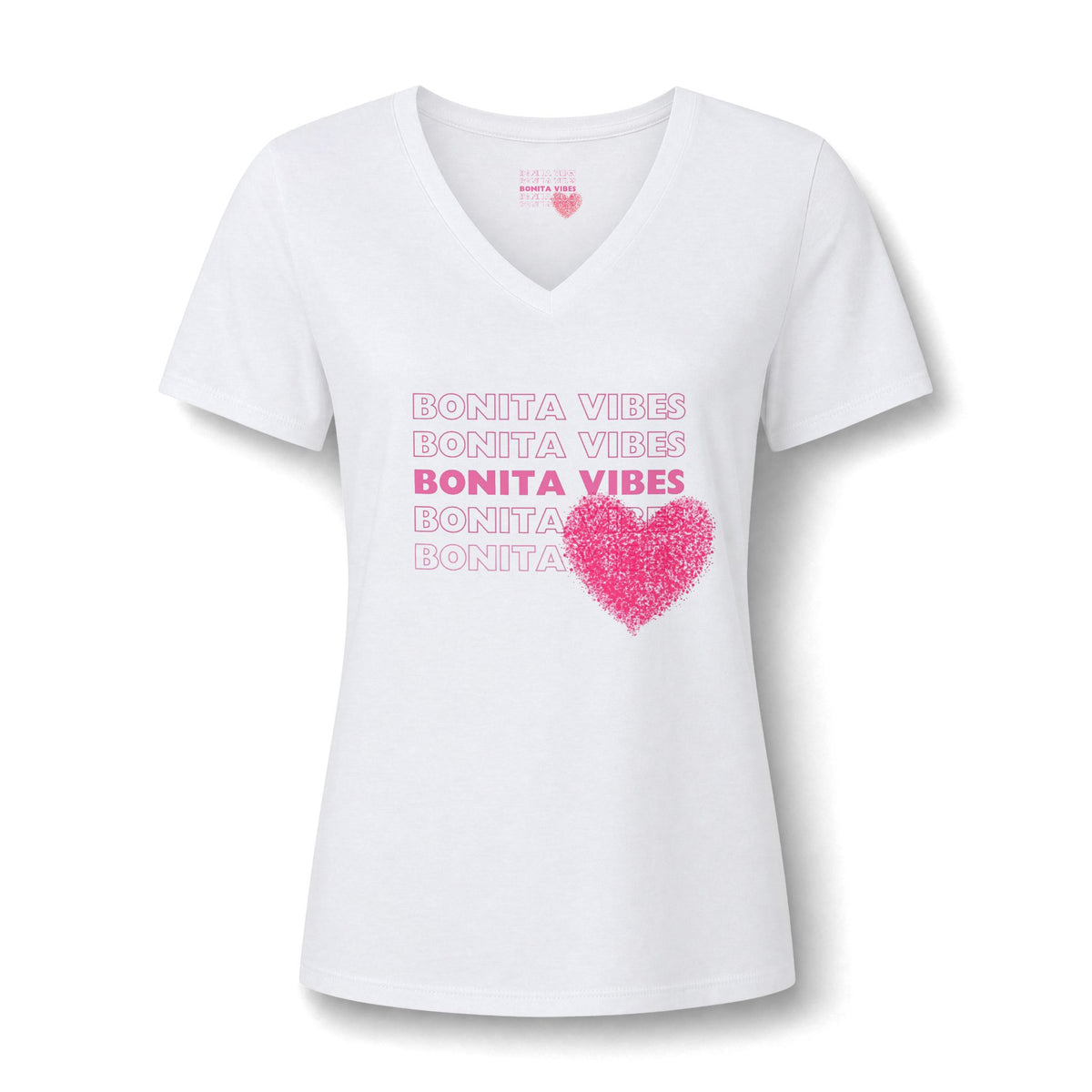 SweetHearted Vibes V-Neck Tee