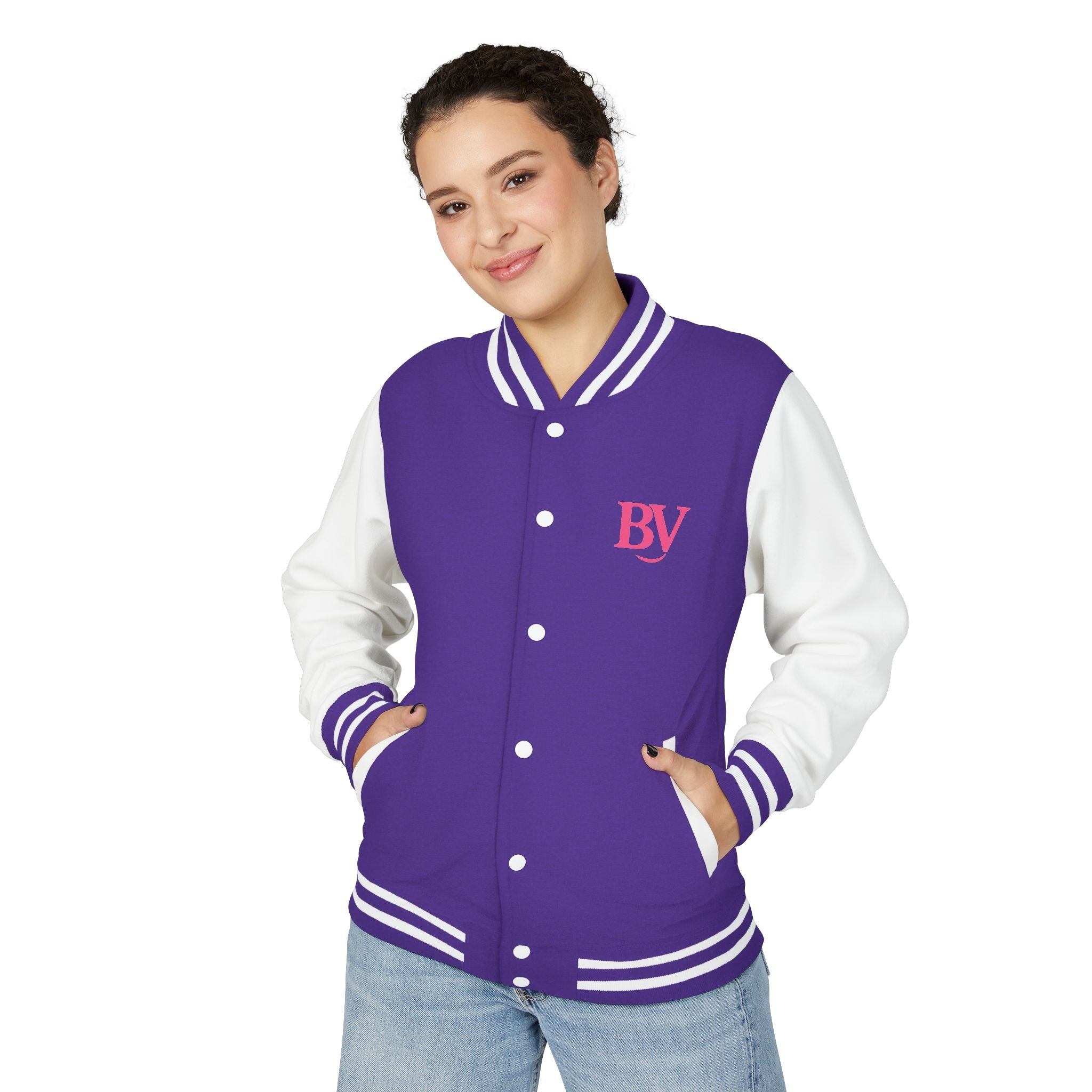 Bonita Vibes: BV Collection Letterman Jacket, Cozy Sports Jacket, College Style Jacket, Casual Wear, Trendy Outfit
