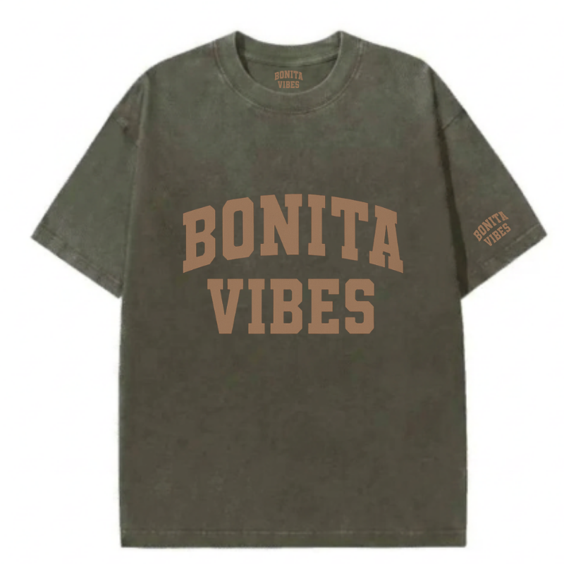 Bonita Vibes University Golden Tee