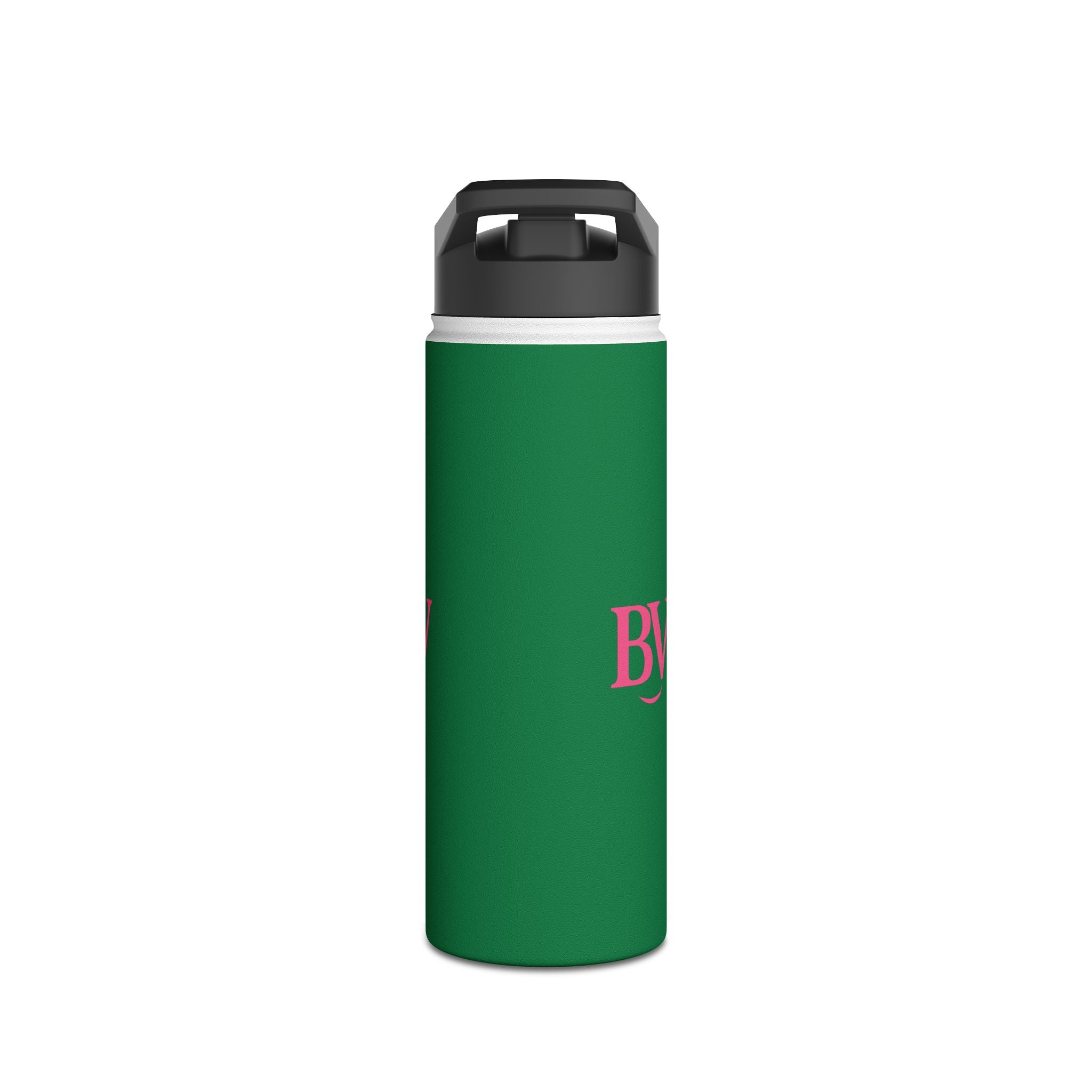 Bonita Vibes: BV Collection Stainless Steel Dark Green Water Bottle, Drinkware for Everyday Adventures, Fitness, Gifts, Eco-Friendly Product