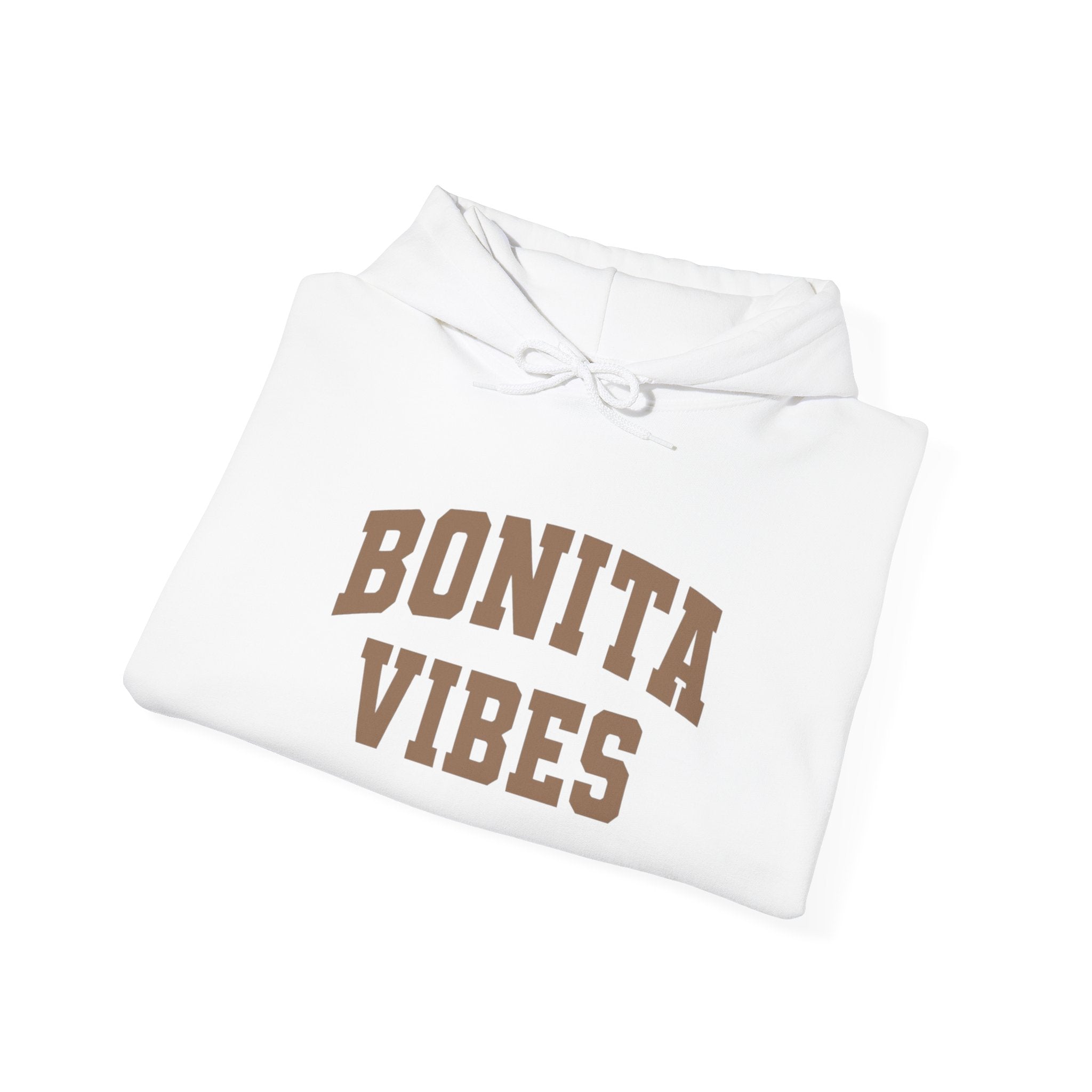 Hoodie — Bonita Vibes Minimal Graphic Pullover