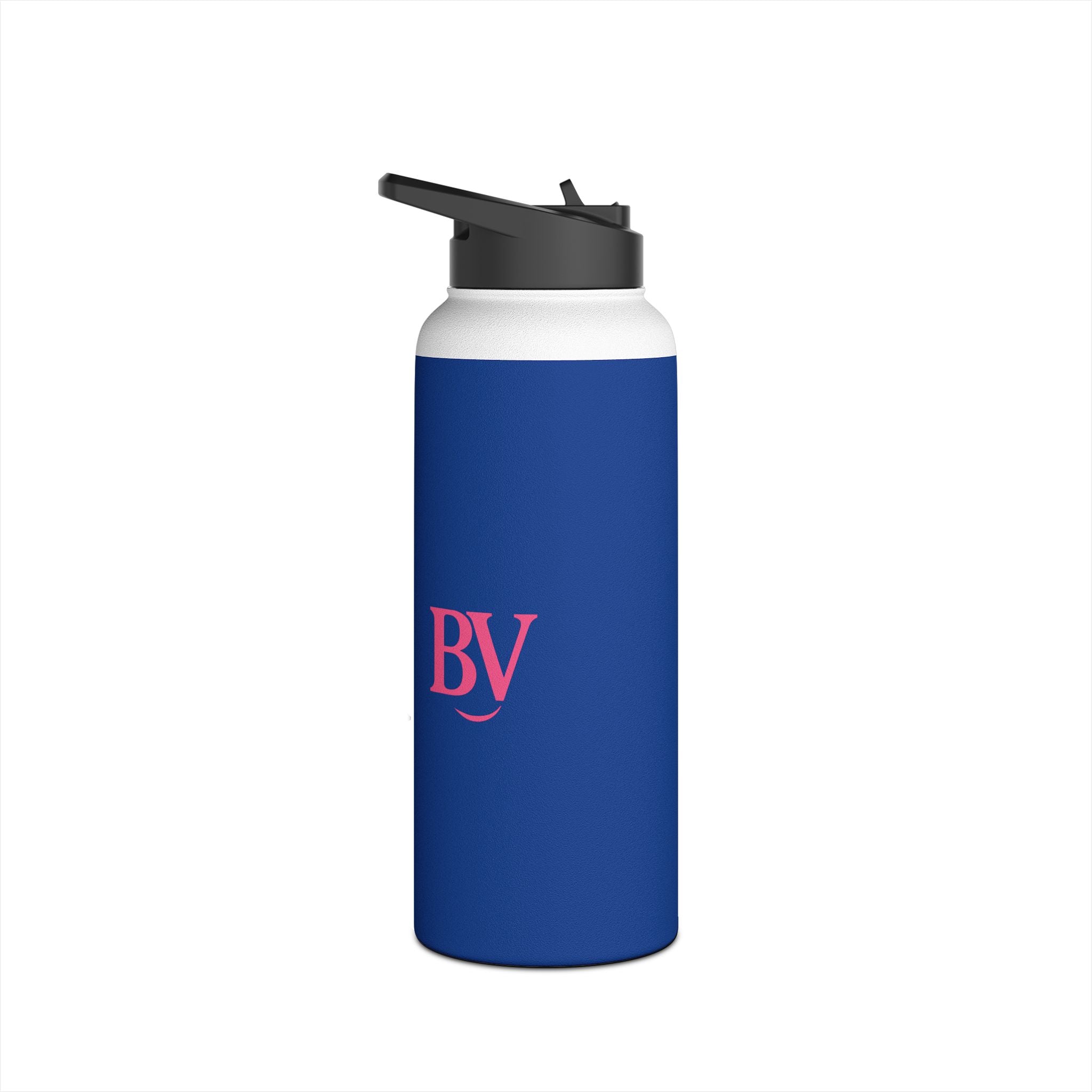 Bonita Vibes: BV Collection Stainless Steel Blue Water Bottle, Drinkware for Everyday Adventures, Fitness, Gifts, Eco-Friendly Product