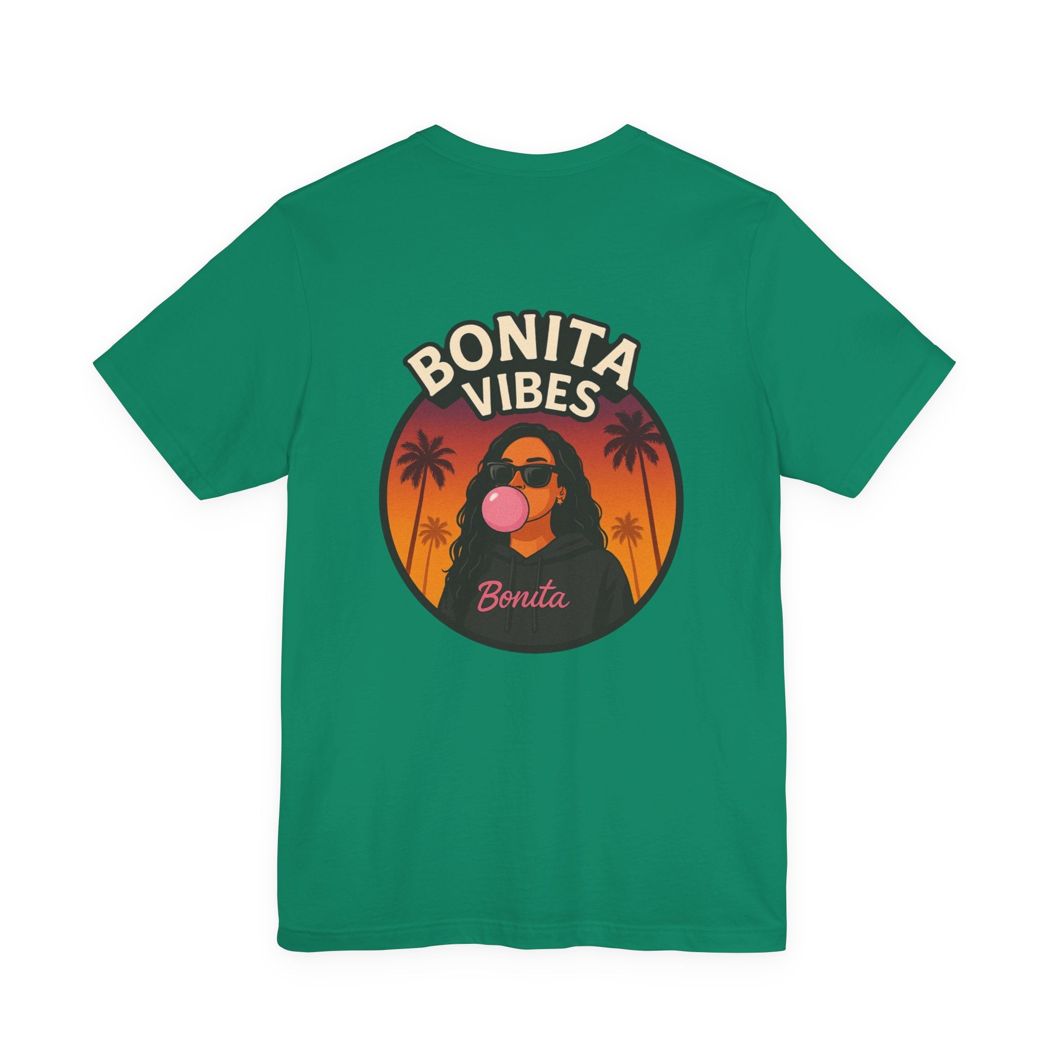 Bonita Vibes: Sunset Sway T-Shirt, Casual Wear, Gift for Beach Lovers, Trendy Graphic Tee, Fun Party Outfit