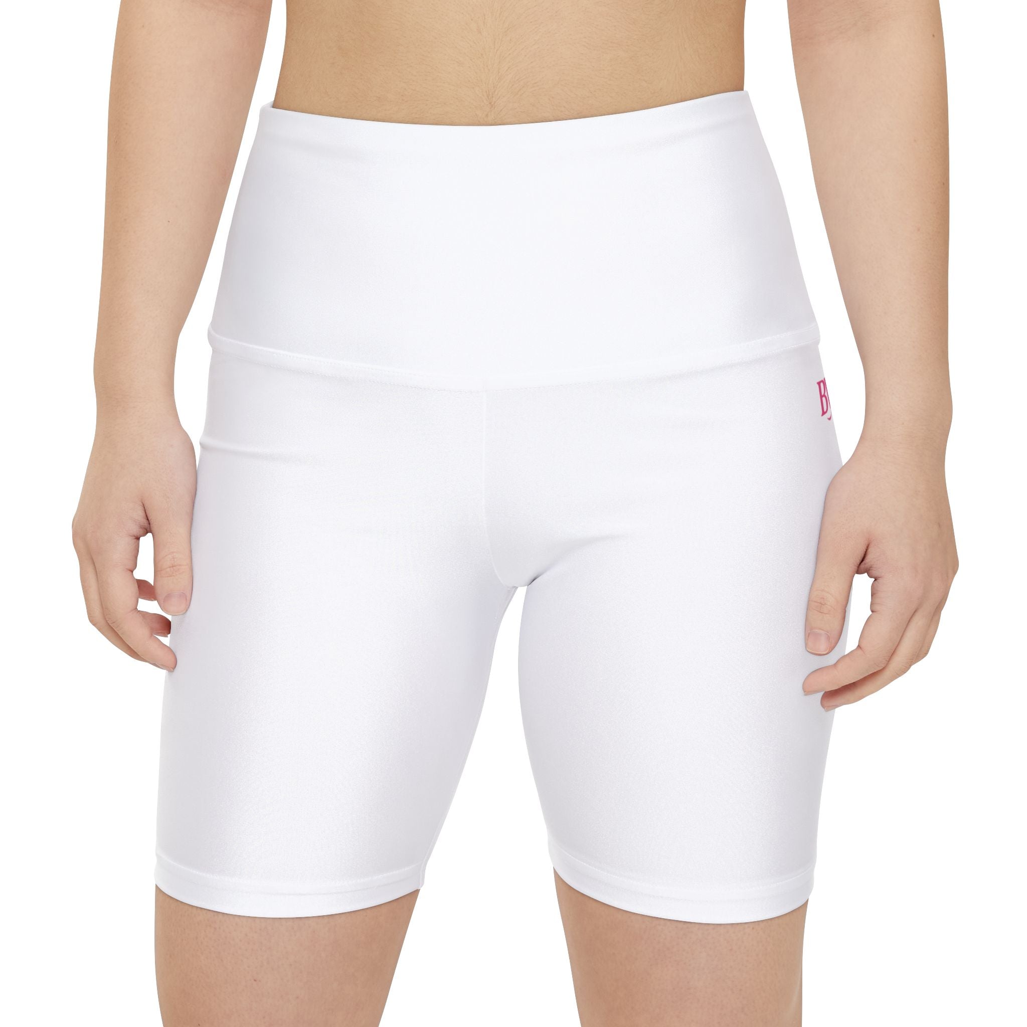 Bonita Vibes: BV Collection Women's White Workout Shorts | Comfortable Athletic Wear, Fitness Apparel, Gym Shorts, Summer Activewear, Casual Style