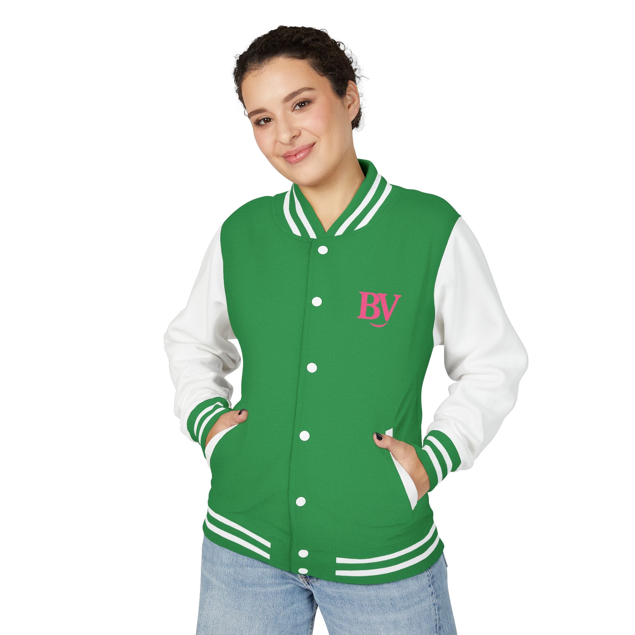 Bonita Vibes: BV Collection Letterman Jacket, Cozy Sports Jacket, College Style Jacket, Casual Wear, Trendy Outfit