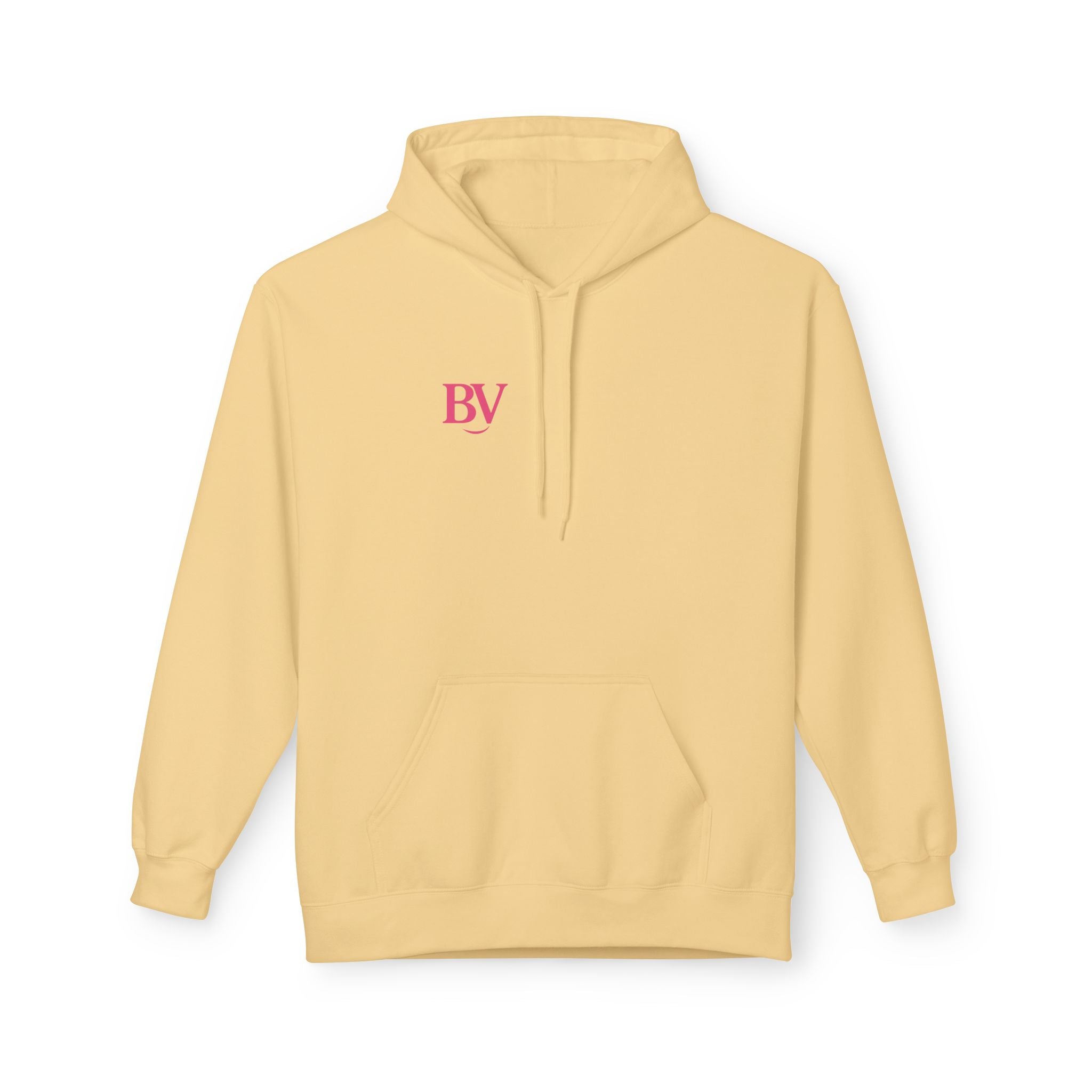 Bonita Vibes: BV Collection Fashion Fleece Hoodie, Casual Wear, Stylish Sweatshirt, Great Gift, Comfortable Layering