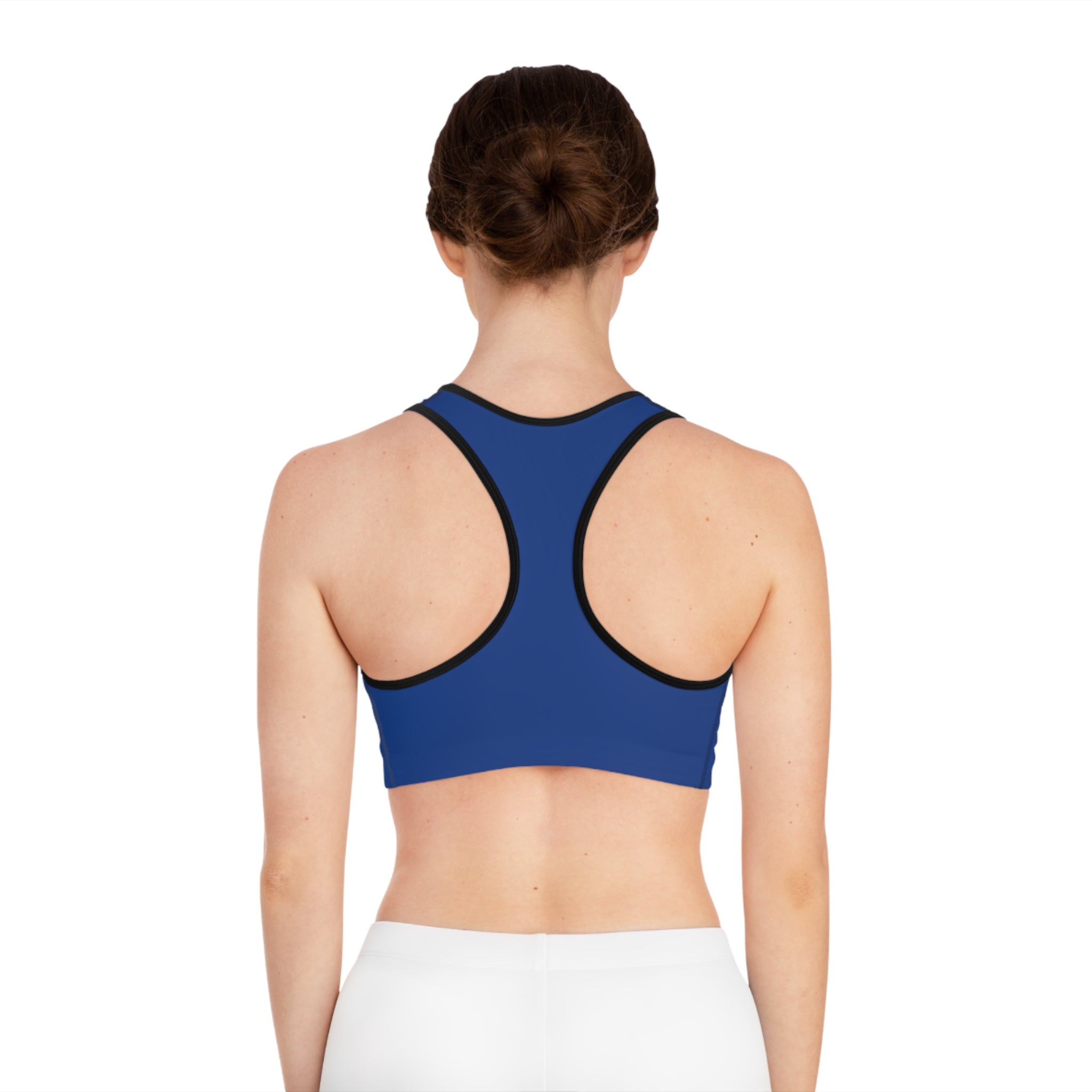 Bonita Vibes: BV Collection Stylish Blue Sports Bra for Active Women, Comfortable Workout Wear, Fitness Gift, Travel Ready, Adjustable Athletic Top