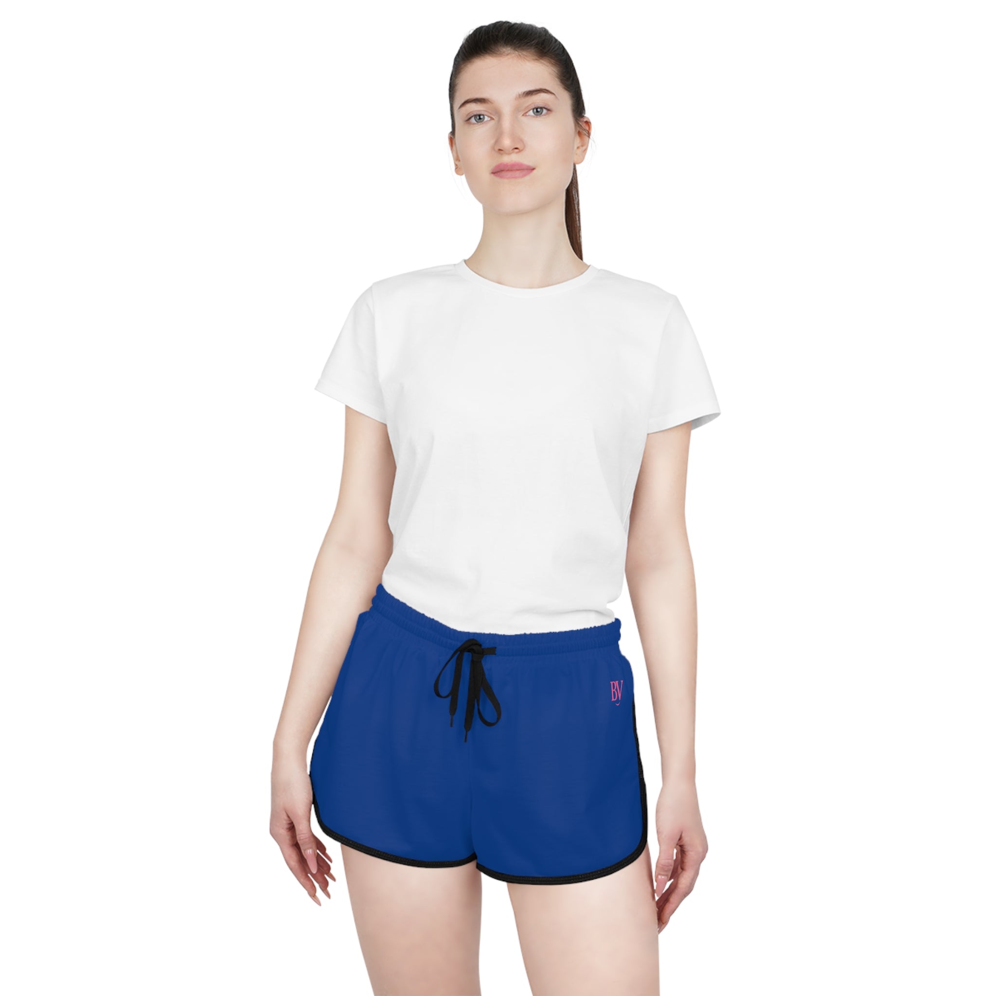 Bonita Vibes: BV Collection Women's Blue Relaxed Shorts - Perfect for Summer Outings, Lounging, Beach Days, Travel, and Active Lifestyle