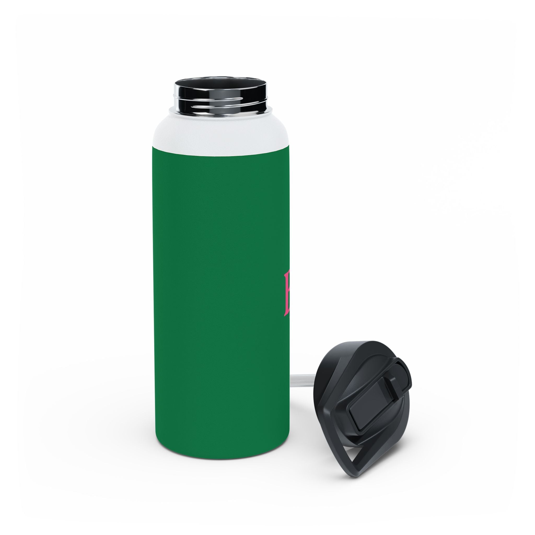 Bonita Vibes: BV Collection Stainless Steel Dark Green Water Bottle, Drinkware for Everyday Adventures, Fitness, Gifts, Eco-Friendly Product