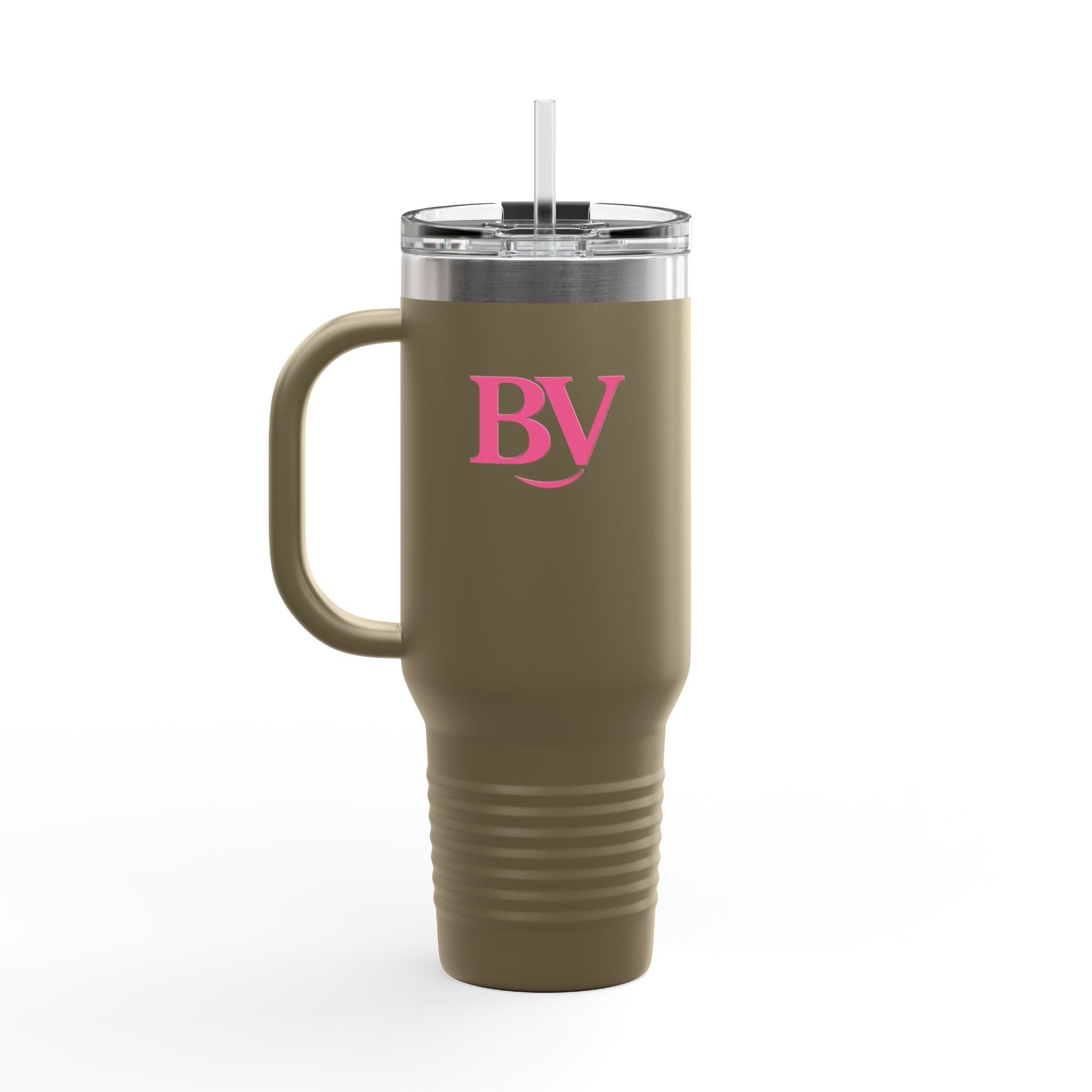 Bonita Vibes: BV Collection Stylish Travel Mug, 40oz - Perfect for Coffee Lovers, Gift for Her, Summer Picnics, On-the-Go Hydration, Personalized Travel Cup