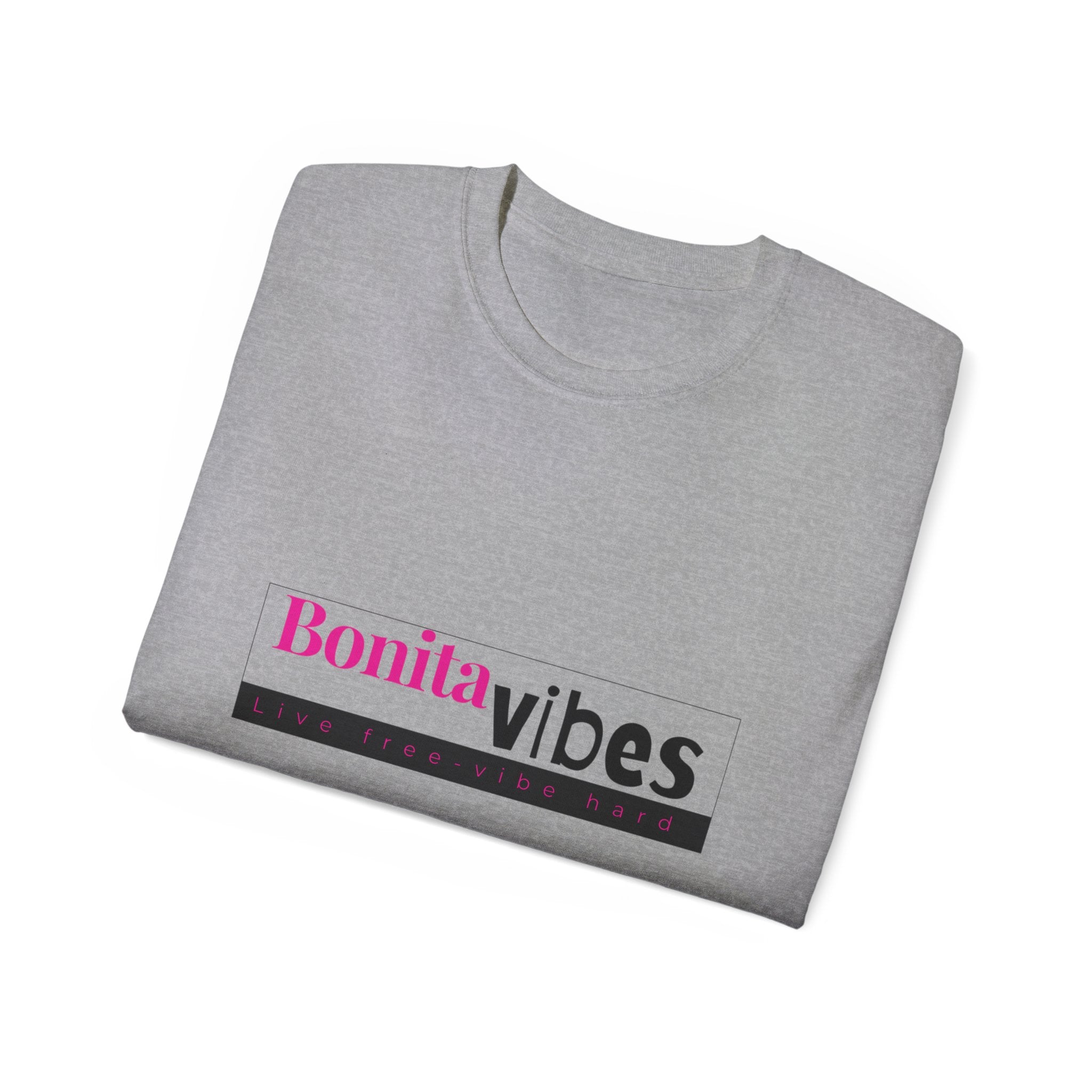 Bonita Vibes: VIBES UNLEASHED Ultra Cotton Tee, Casual T-Shirt, Gift for Her, Trendy Apparel, Summer Fashion, Fun Graphic Tee