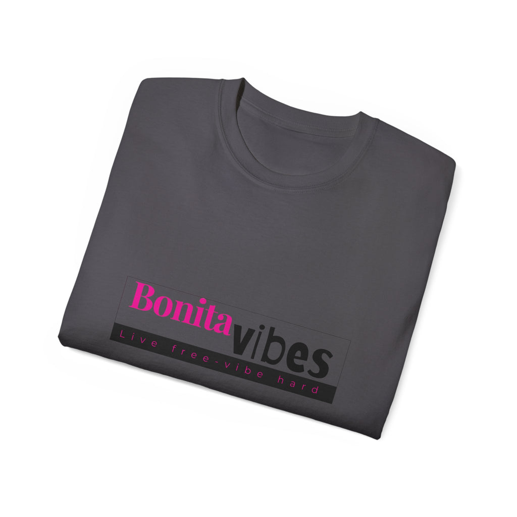 Bonita Vibes: VIBES UNLEASHED Ultra Cotton Tee, Casual T-Shirt, Gift for Her, Trendy Apparel, Summer Fashion, Fun Graphic Tee