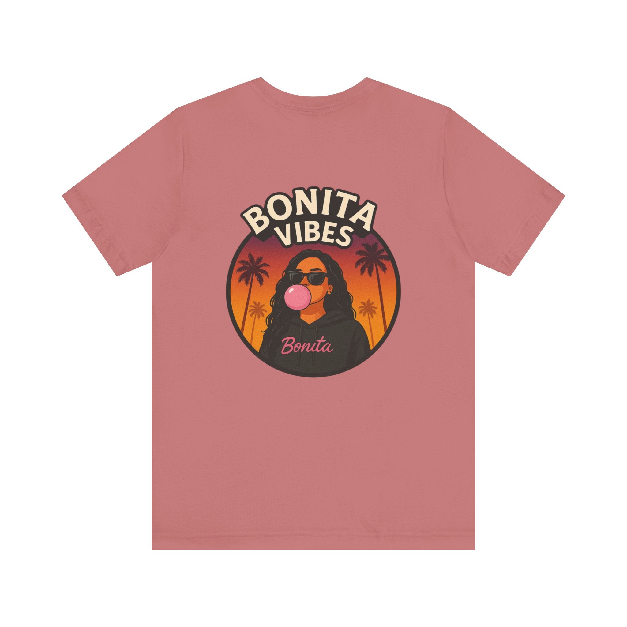 Bonita Vibes: Sunset Sway T-Shirt, Casual Wear, Gift for Beach Lovers, Trendy Graphic Tee, Fun Party Outfit