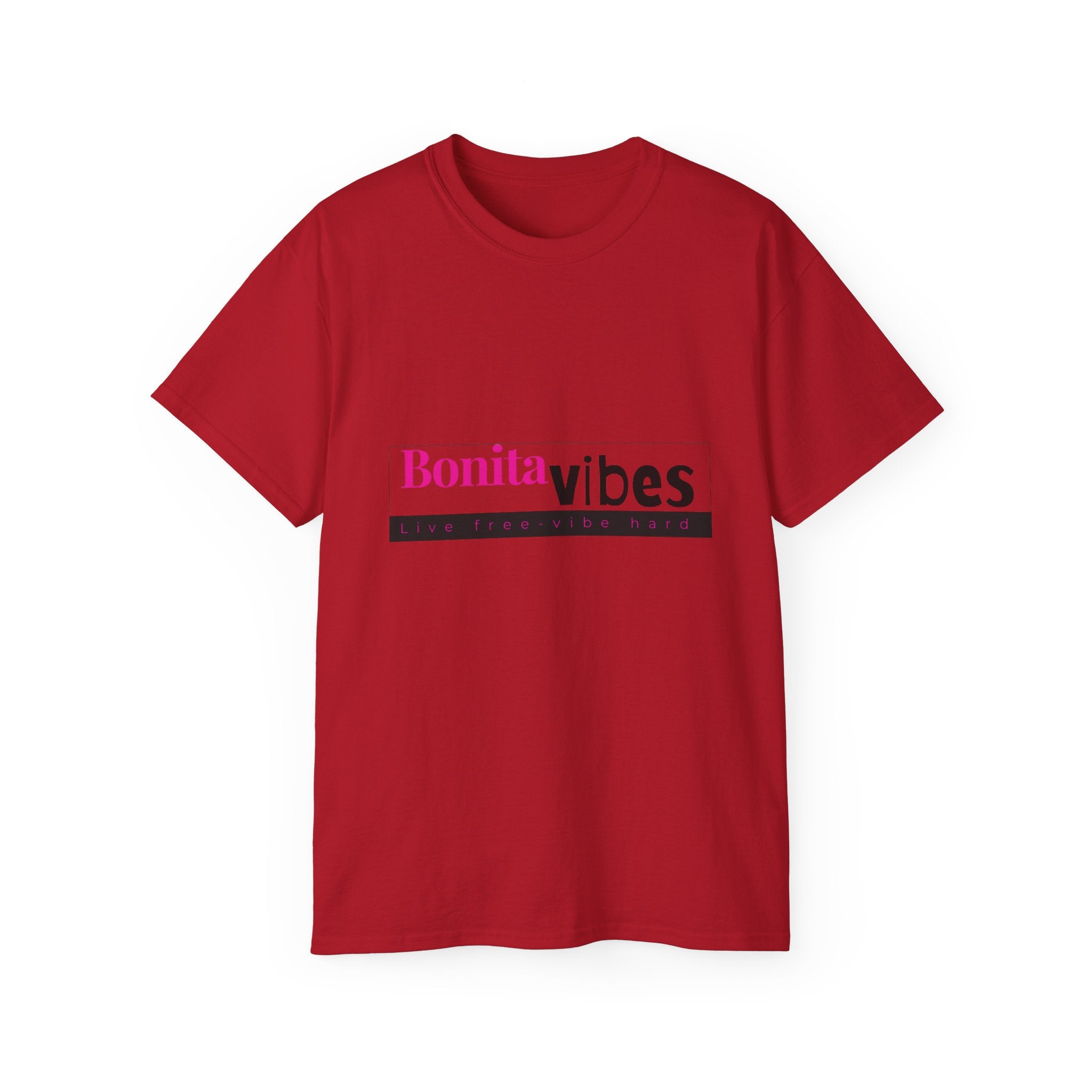 Bonita Vibes: VIBES UNLEASHED Ultra Cotton Tee, Casual T-Shirt, Gift for Her, Trendy Apparel, Summer Fashion, Fun Graphic Tee