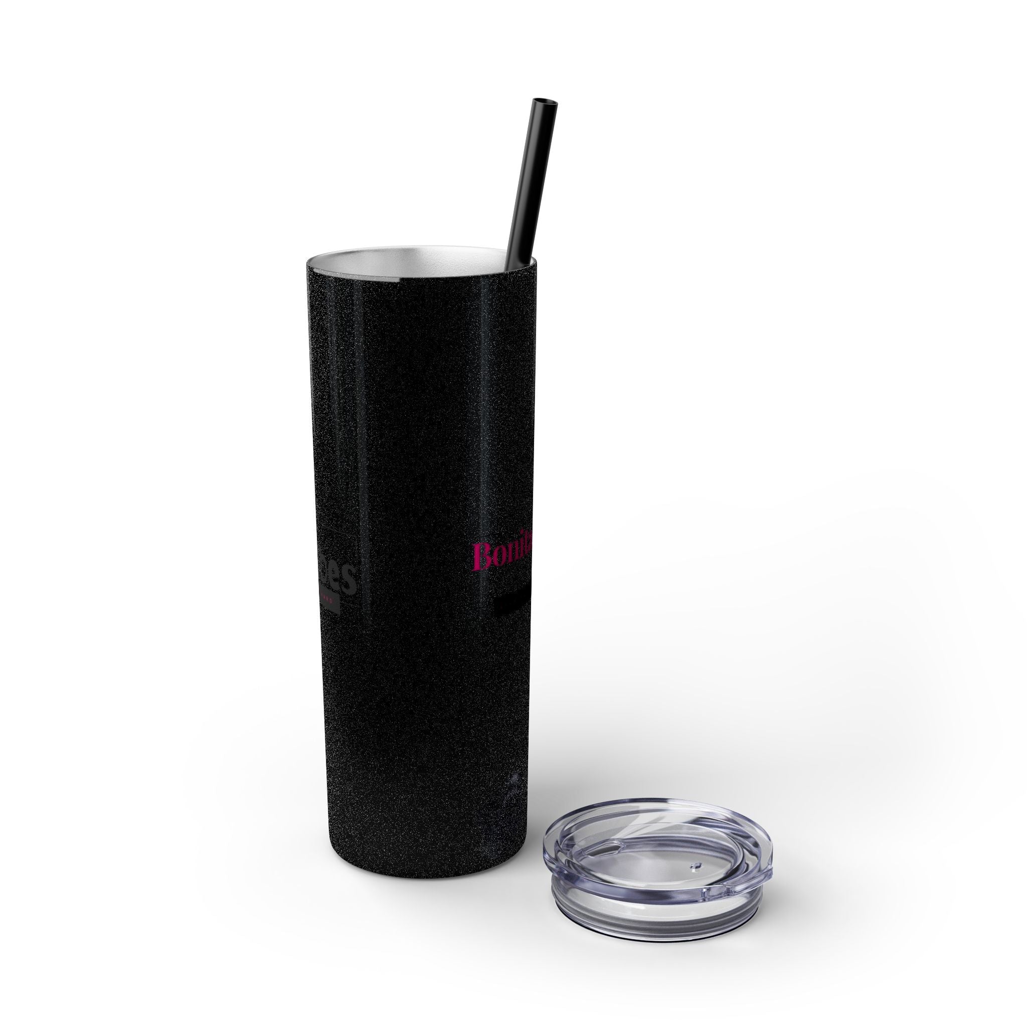 Bonita Vibes: VIBES UNLEASHED Stylish Skinny Tumbler, Perfect for Daily Hydration, Gifts, Home Office, Travel Mug, Summer Fun, Eco-Friendly Drinkware