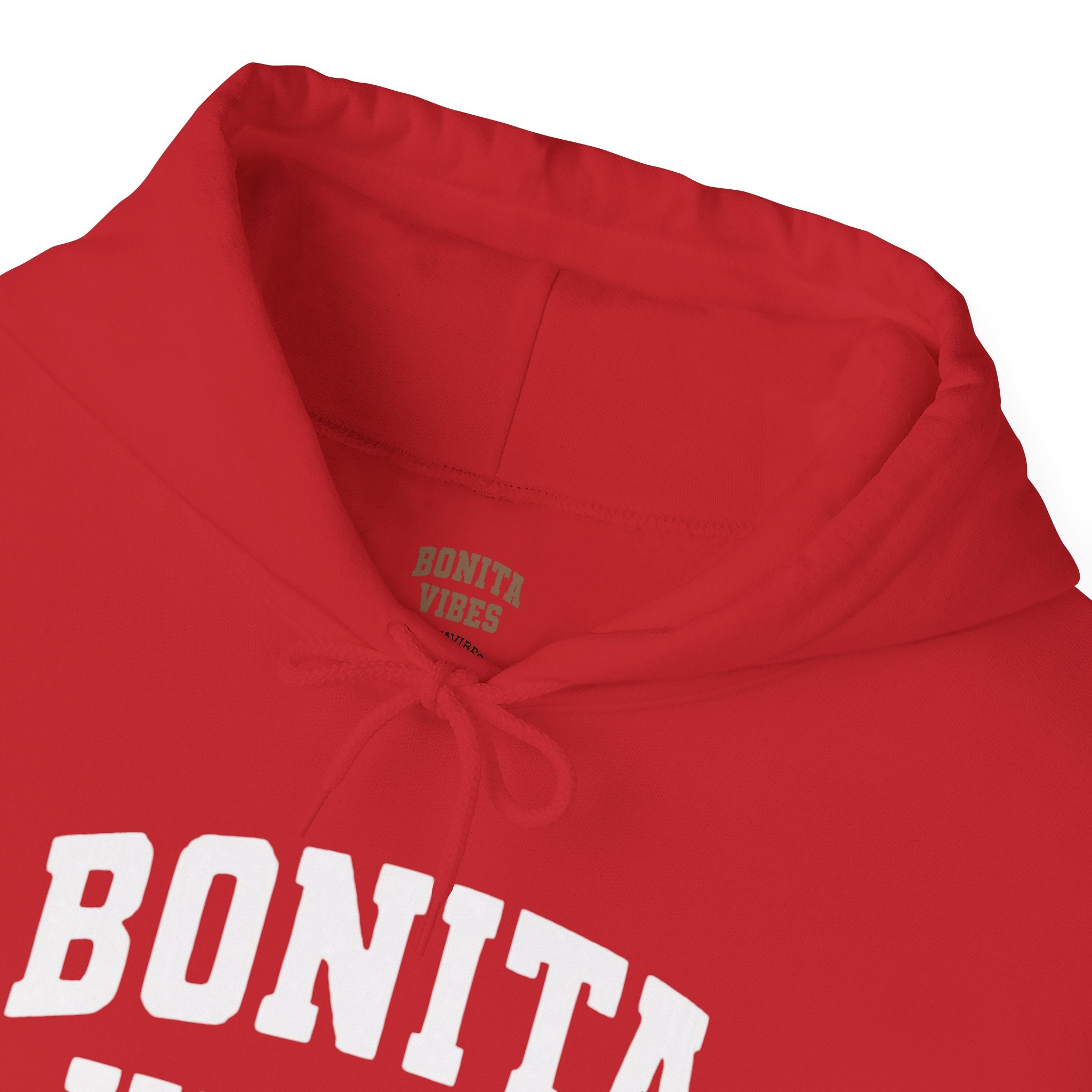Hoodie — Bonita Vibes Minimal Graphic Pullover
