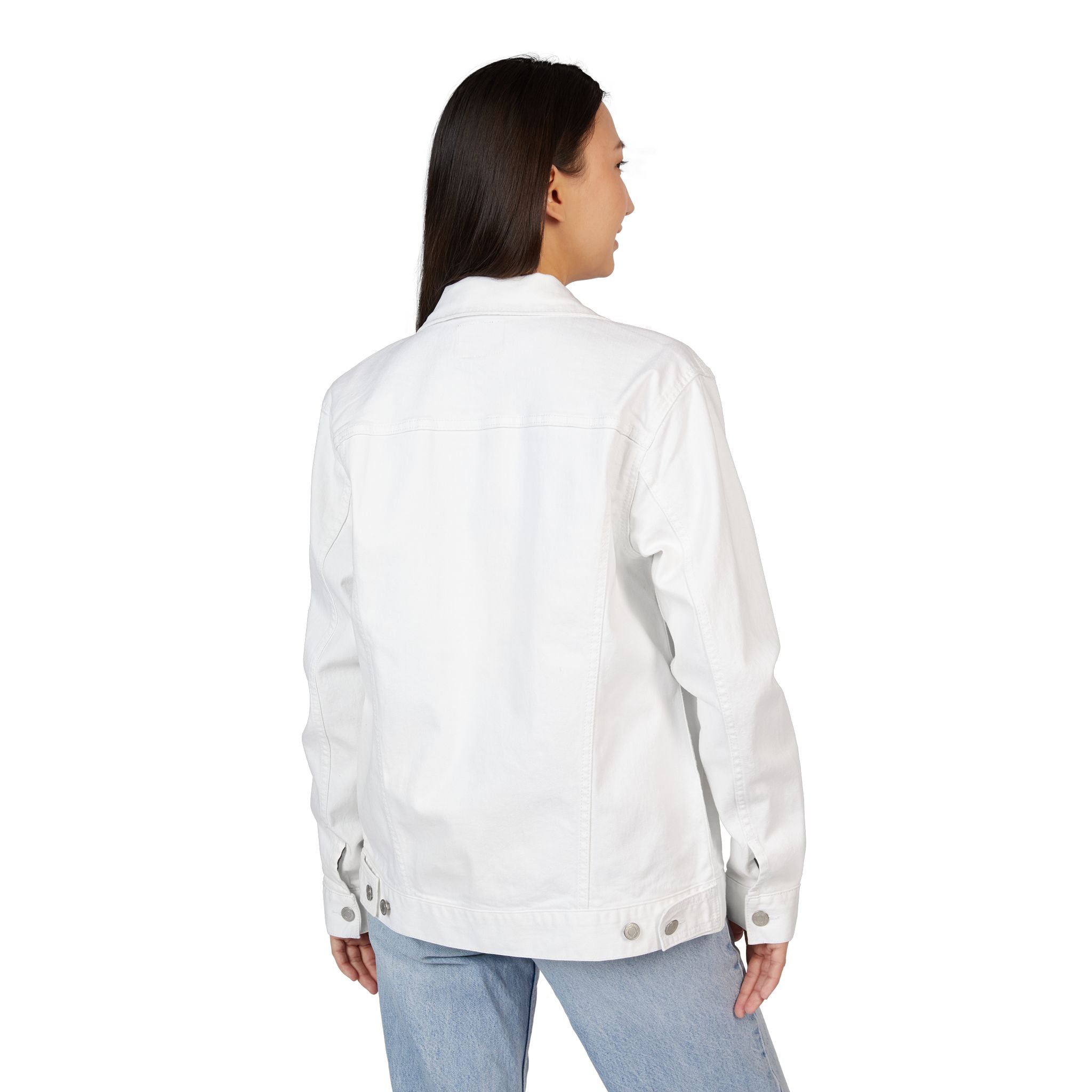 Bonita Vibes: BV Collection Fashion Style Denim Jacket, Unique Gift for Her, Casual Wear, Street Style, Perfect for Fall and Spring