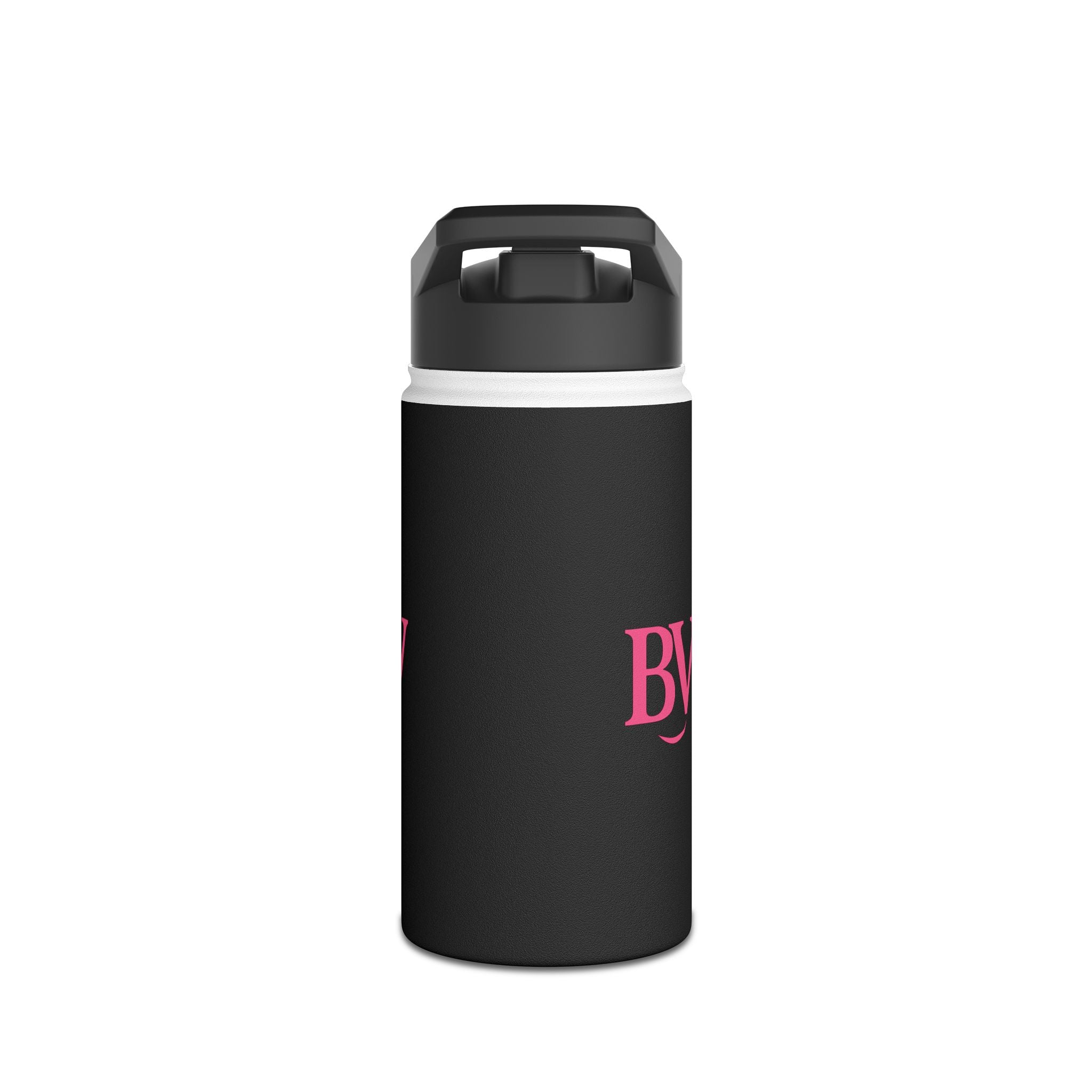 Bonita Vibes: BV Collection Stainless Steel Black Water Bottle, Drinkware for Everyday Adventures, Fitness, Gifts, Eco-Friendly Product