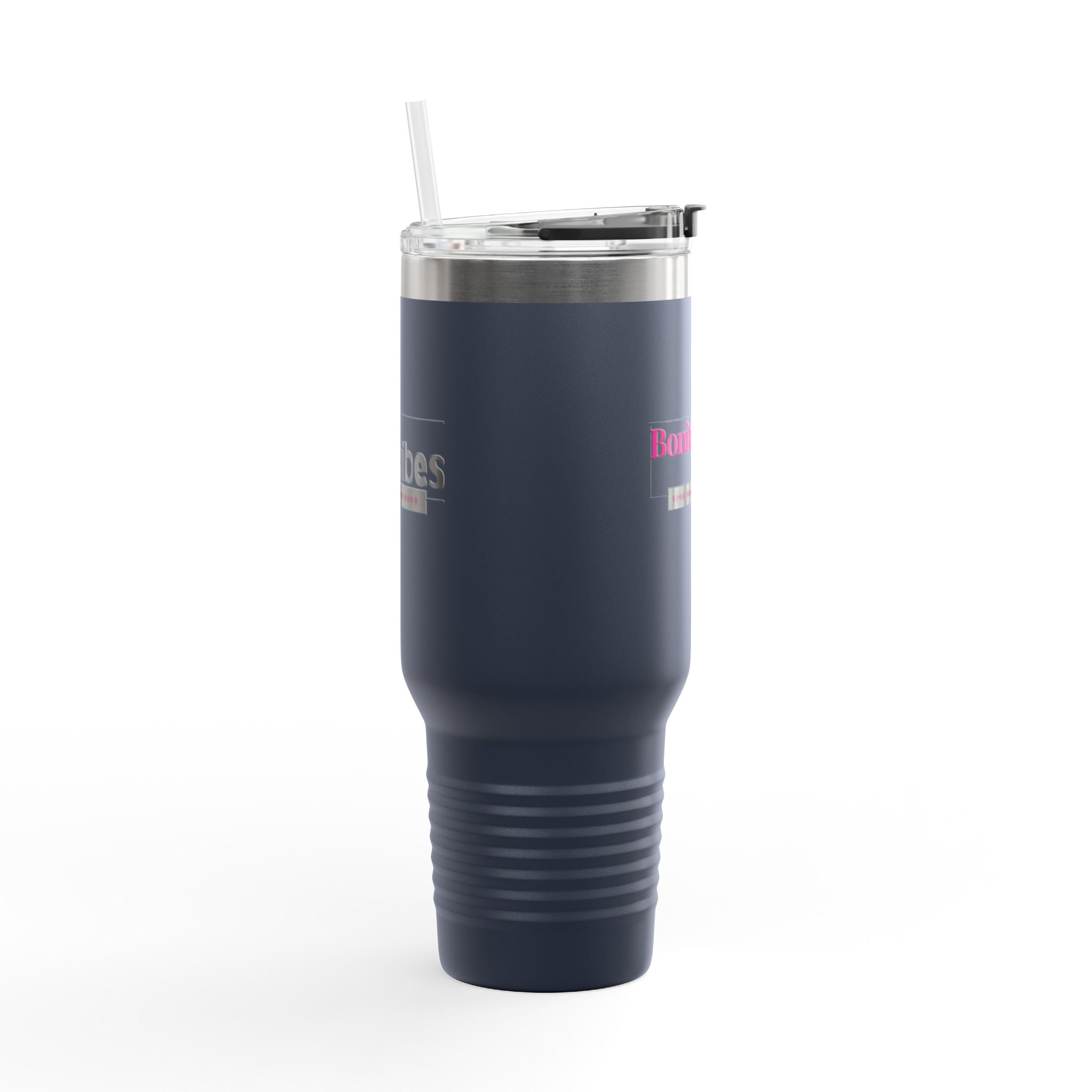 Bonita Vibes: VIBES UNLEASHED Stylish Travel Mug, 40oz - Perfect for Coffee Lovers, Gift for Her, Summer Picnics, On-the-Go Hydration, Personalized Travel Cup