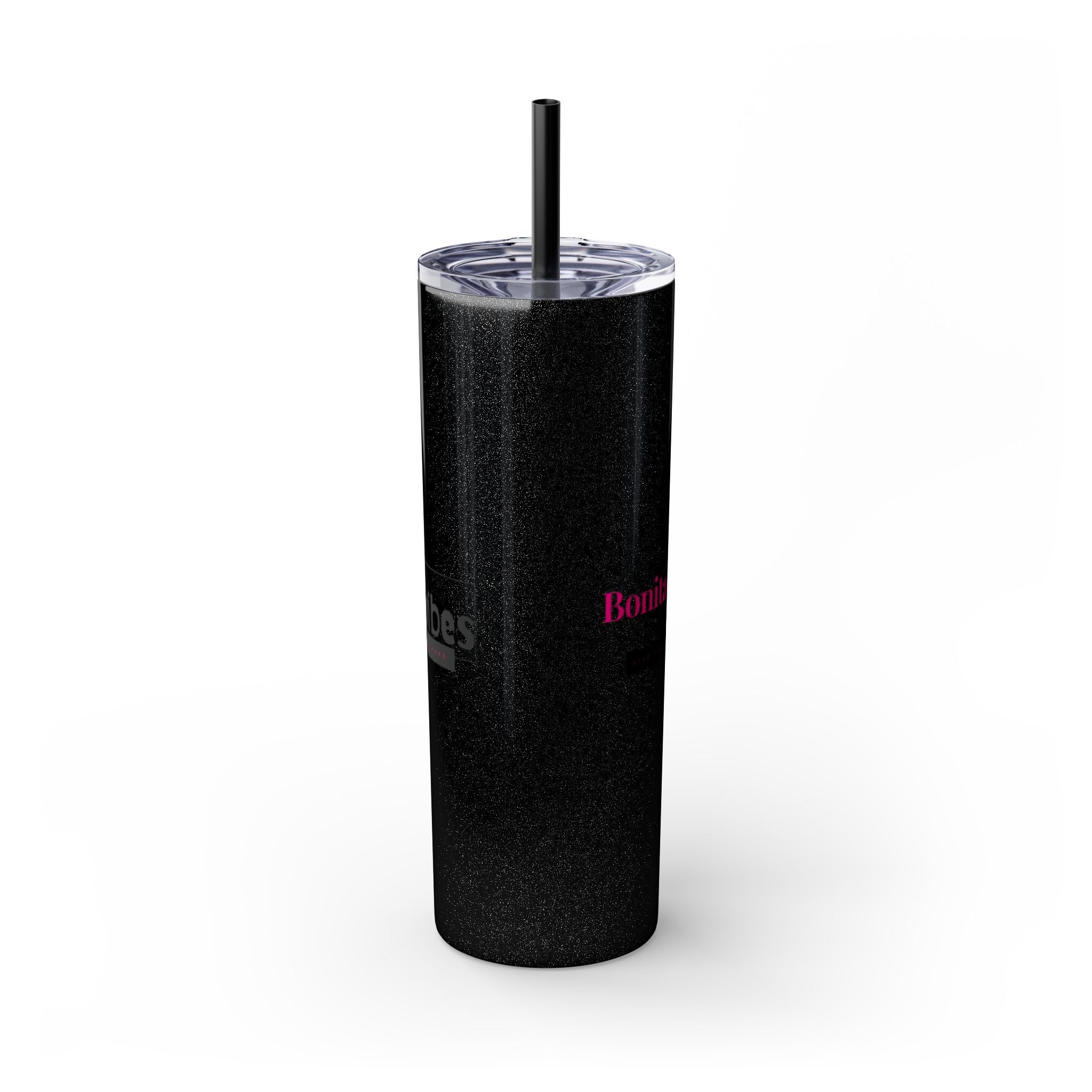 Bonita Vibes: VIBES UNLEASHED Stylish Skinny Tumbler, Perfect for Daily Hydration, Gifts, Home Office, Travel Mug, Summer Fun, Eco-Friendly Drinkware